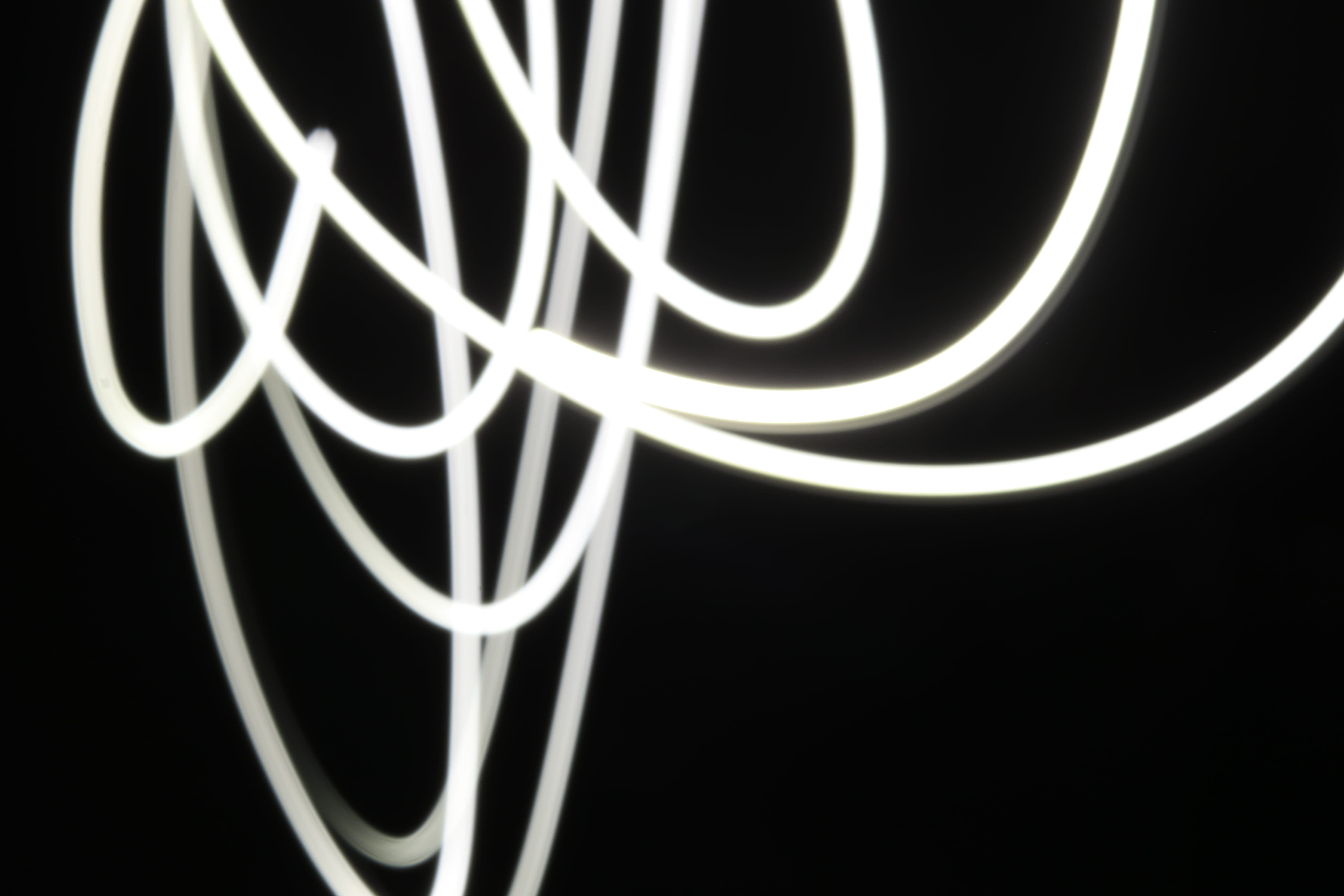 long exposure, handwriting, creativity, wire, light - natural phenomenon, technology, lighting, horn, studio shot, pattern, no people, alphabet, cable, HD Wallpaper