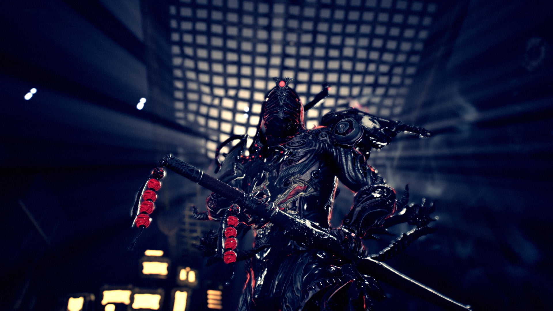 sword, Warframe, ninja robots, assassins, Fashionframe, 1080P, ash, HD Wallpaper