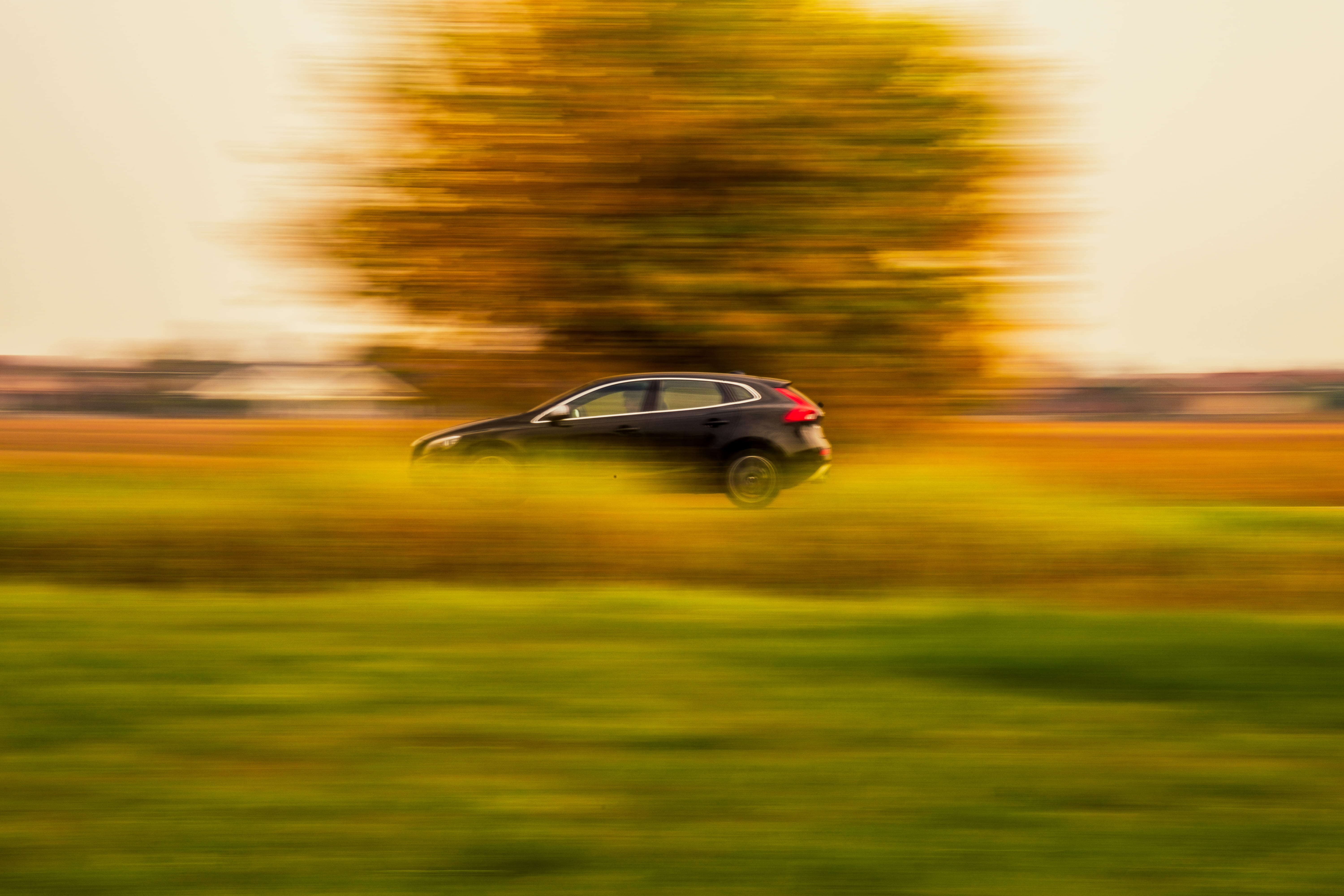 motor vehicle, speed, field, 5K, plant, zac ong, mode of transportation, land vehicle, hatchback, suv, road, motion, travel, rush, door, sport, leisure activity, HD Wallpaper