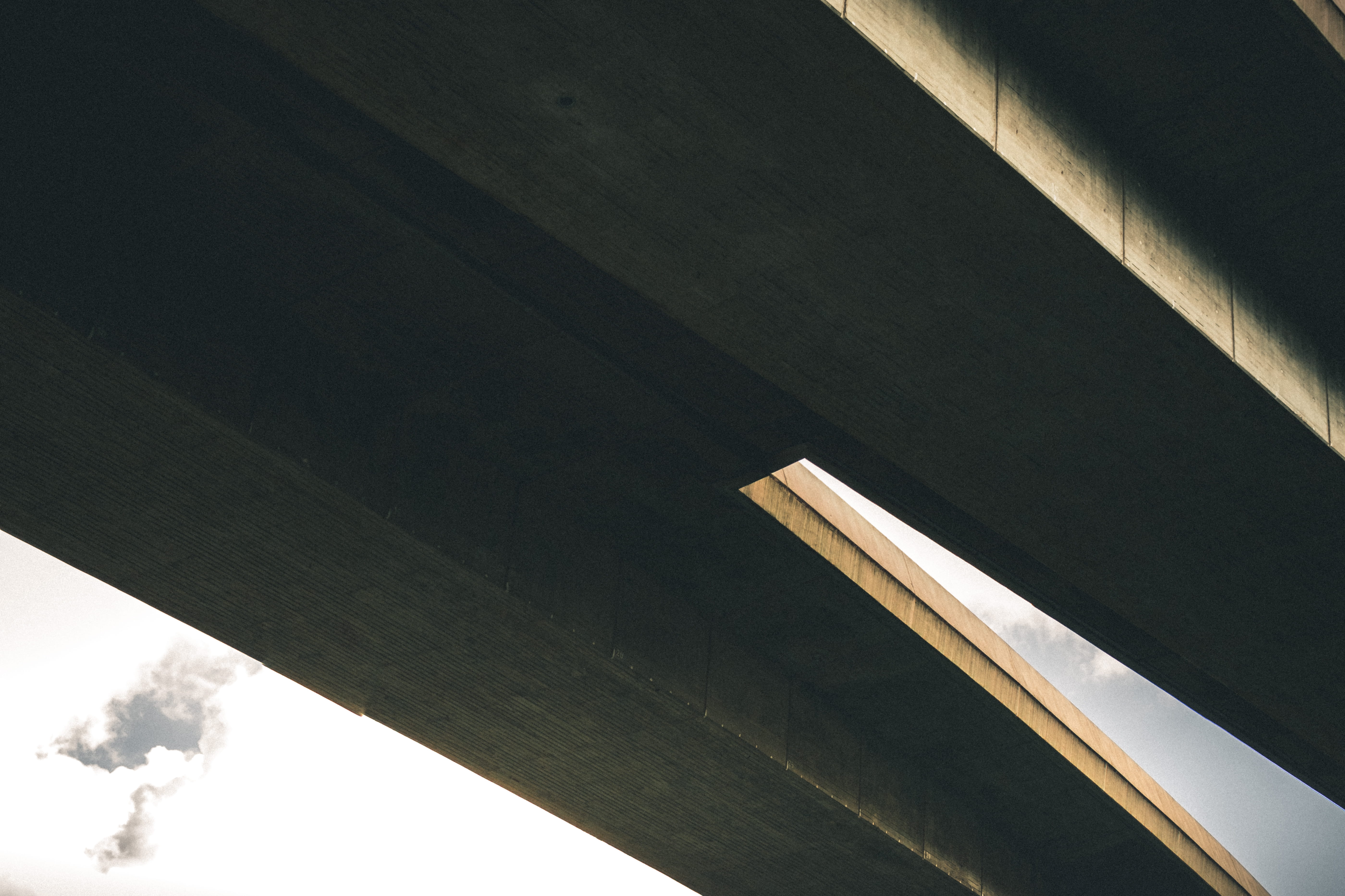 beton, architecture, fujifilm, fuji, architectural column, fujifilm-x, outdoors, transportation, connection, road, clouds, nature, modern architecture, HD Wallpaper