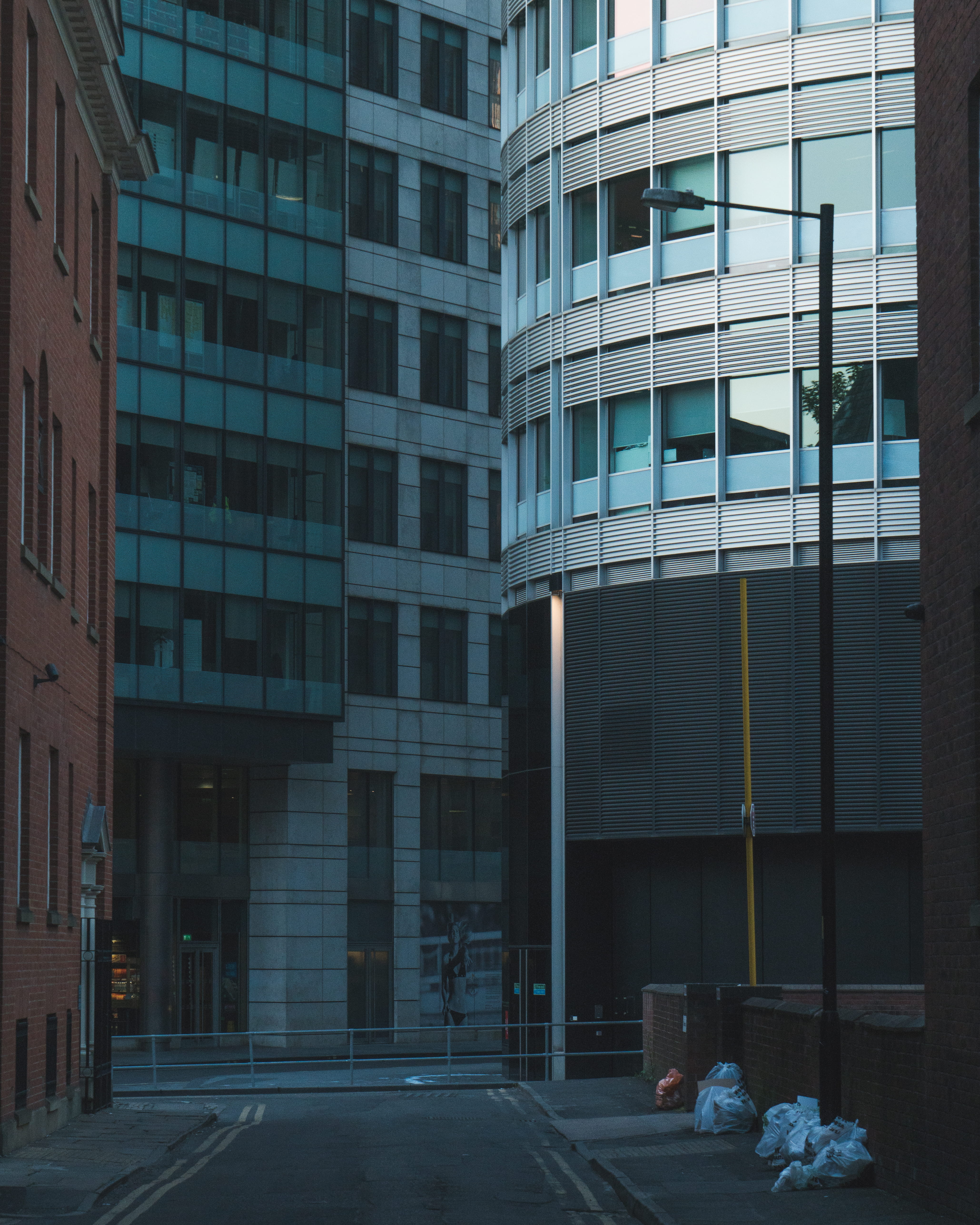 built structure, 5K, building complex, street view, direction, housing, day, urban, office, city street, skyscraper, photo, architectural, concrete, office building, Phone HD Wallpaper