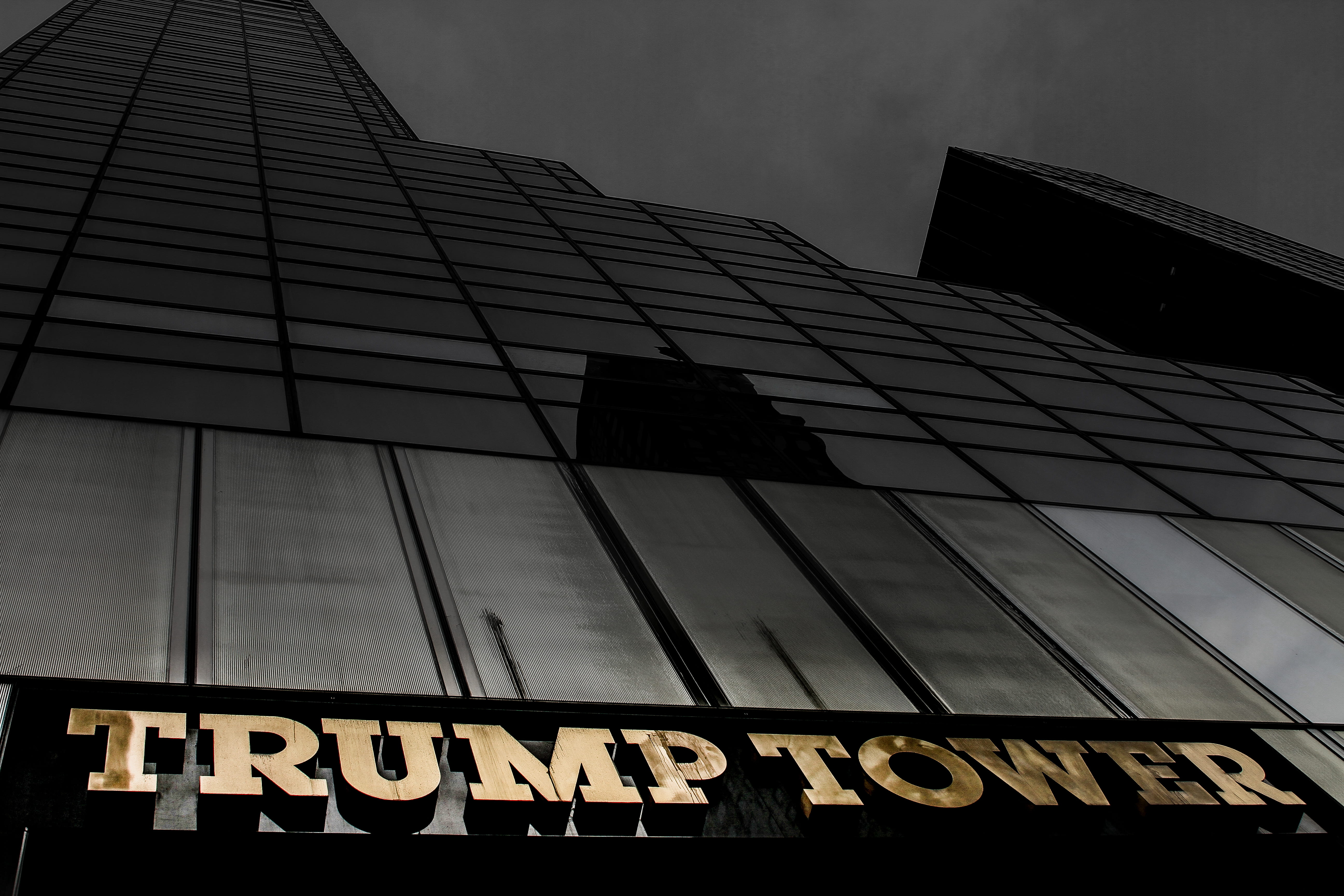 trump, nature, no people, reflection, photo, usa, achitecture, skyscraper, architecture, office building exterior, outdoors, office, gray, building exterior, HD Wallpaper
