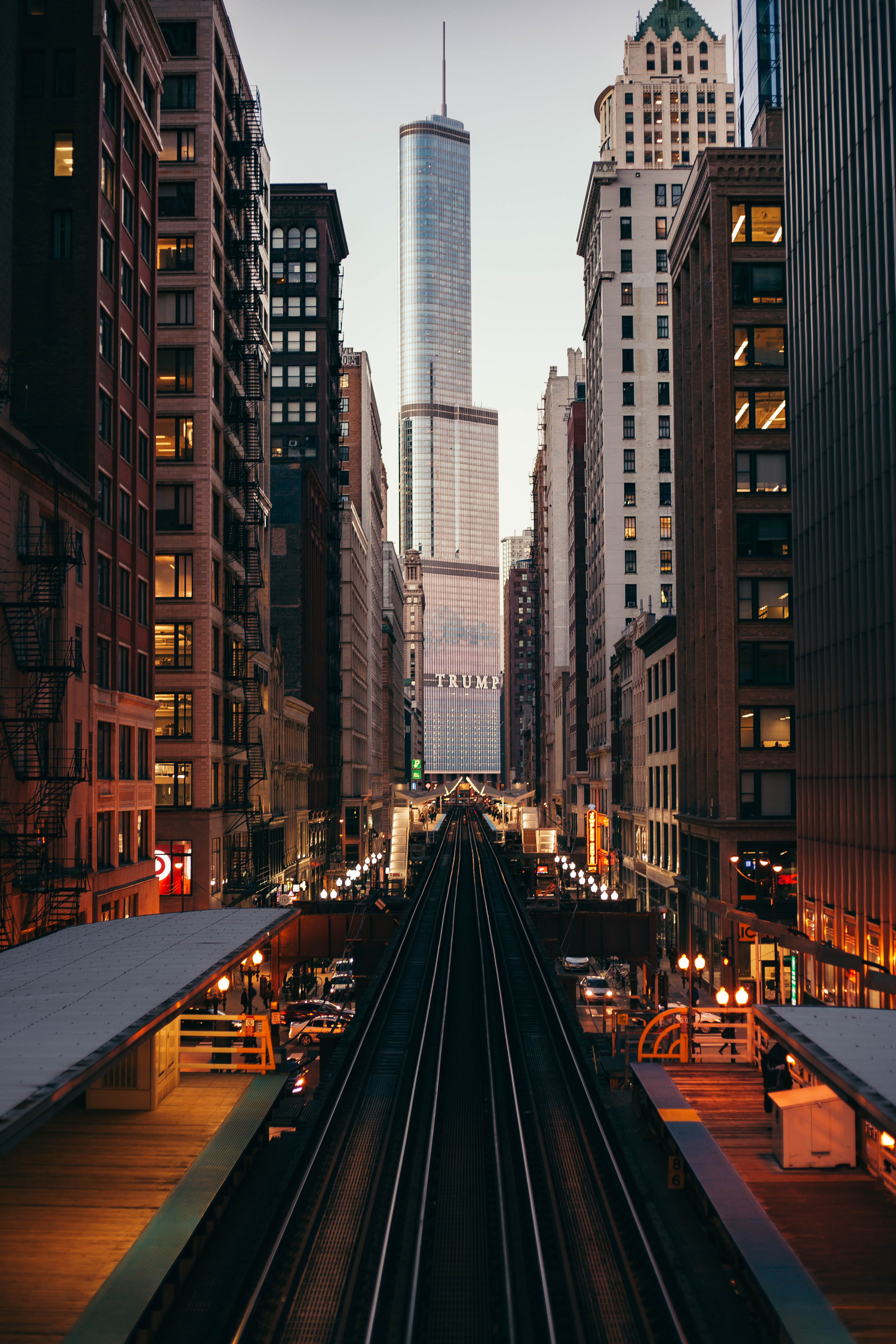skyscraper, traffic, mode of Transport, transportation, manhattan - New York City, building, car, outdoors, l, modern, night, road, built Structure, downtown District, Phone HD Wallpaper