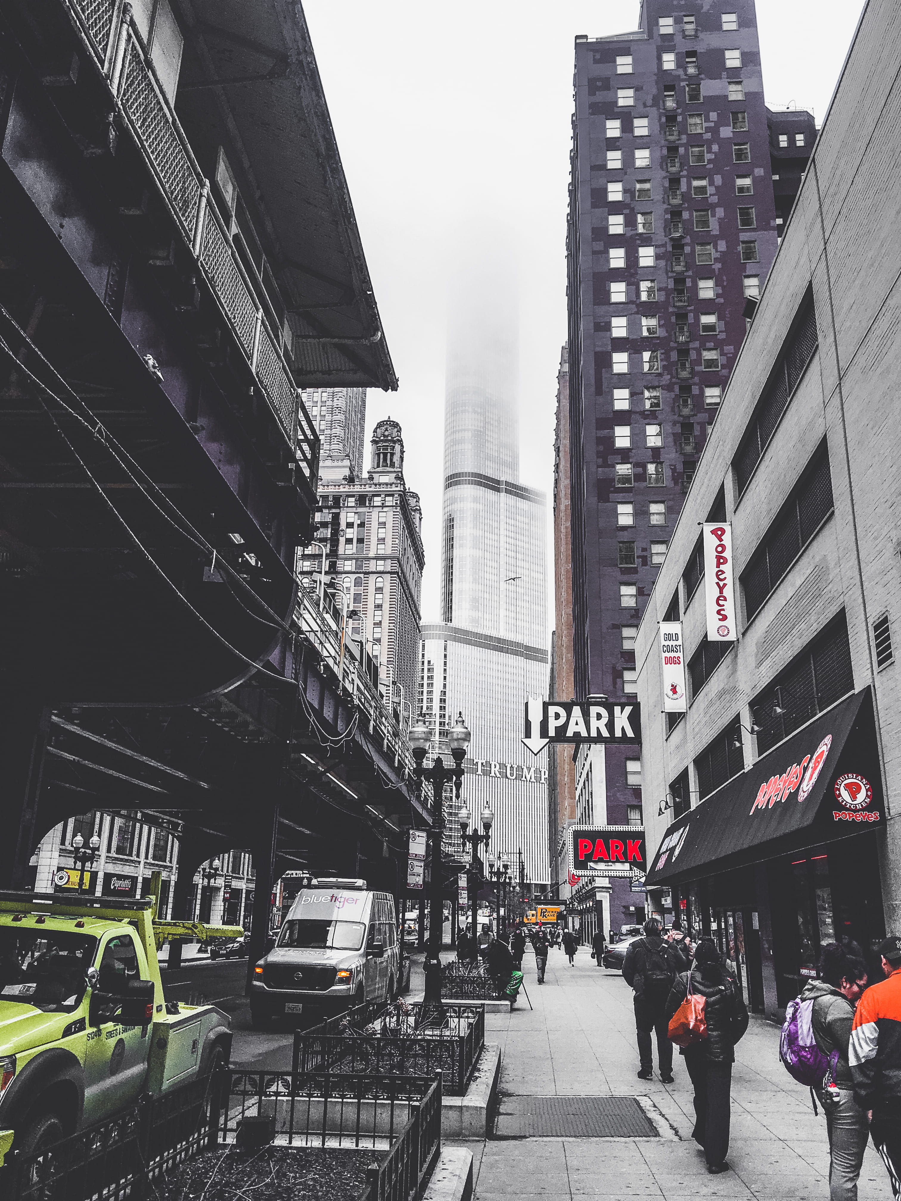 incidental people, street, united states, life, day, skyscraper, mode of transportation, transportation, architecture, 4K, metro, tower, city, car, city life, Phone HD Wallpaper