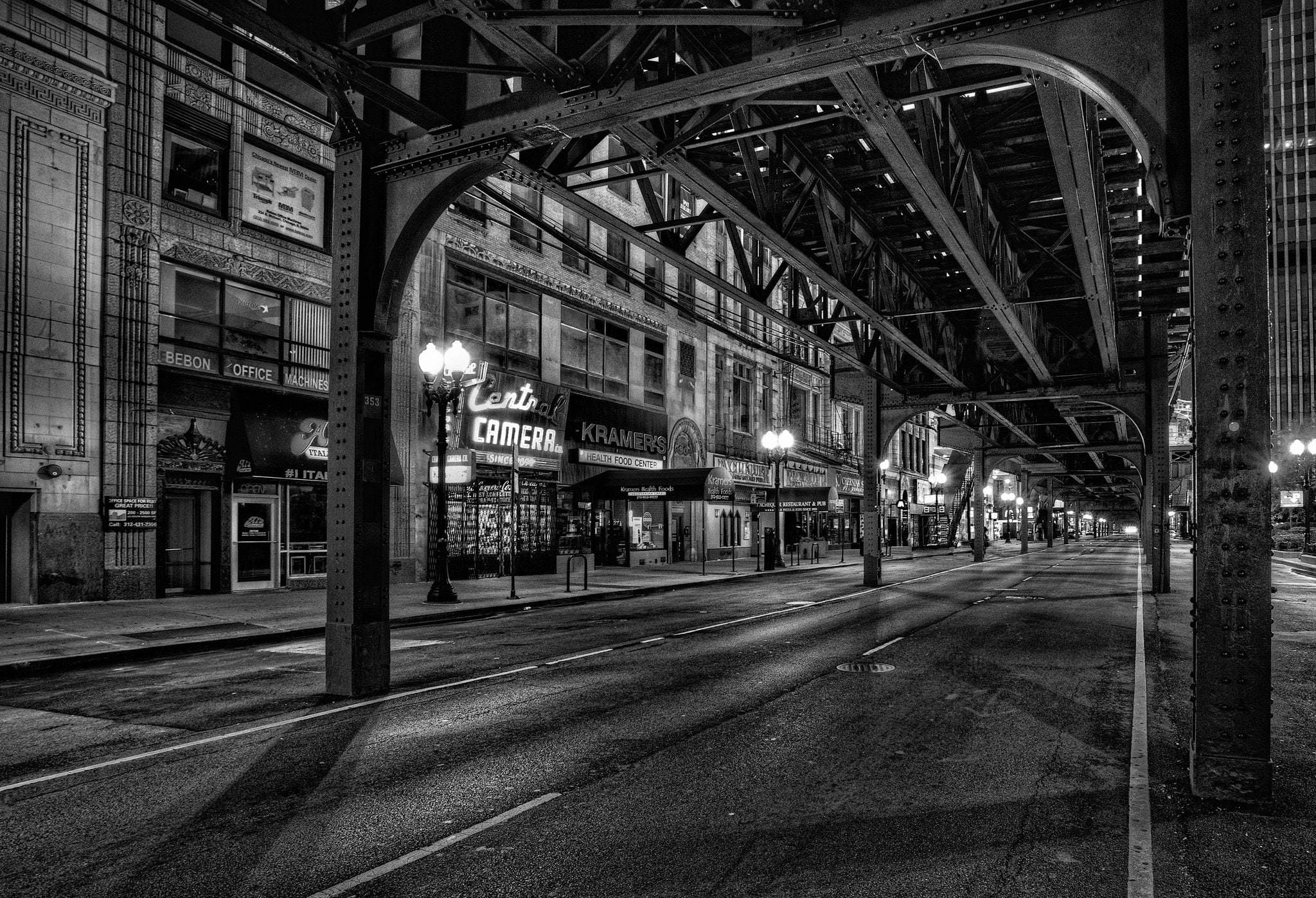 cities, 1080P, chicago, illinois, francisco, trump, night, comta, city, tower, mid ouest, architecture, bridges, usa, skyline, HD Wallpaper