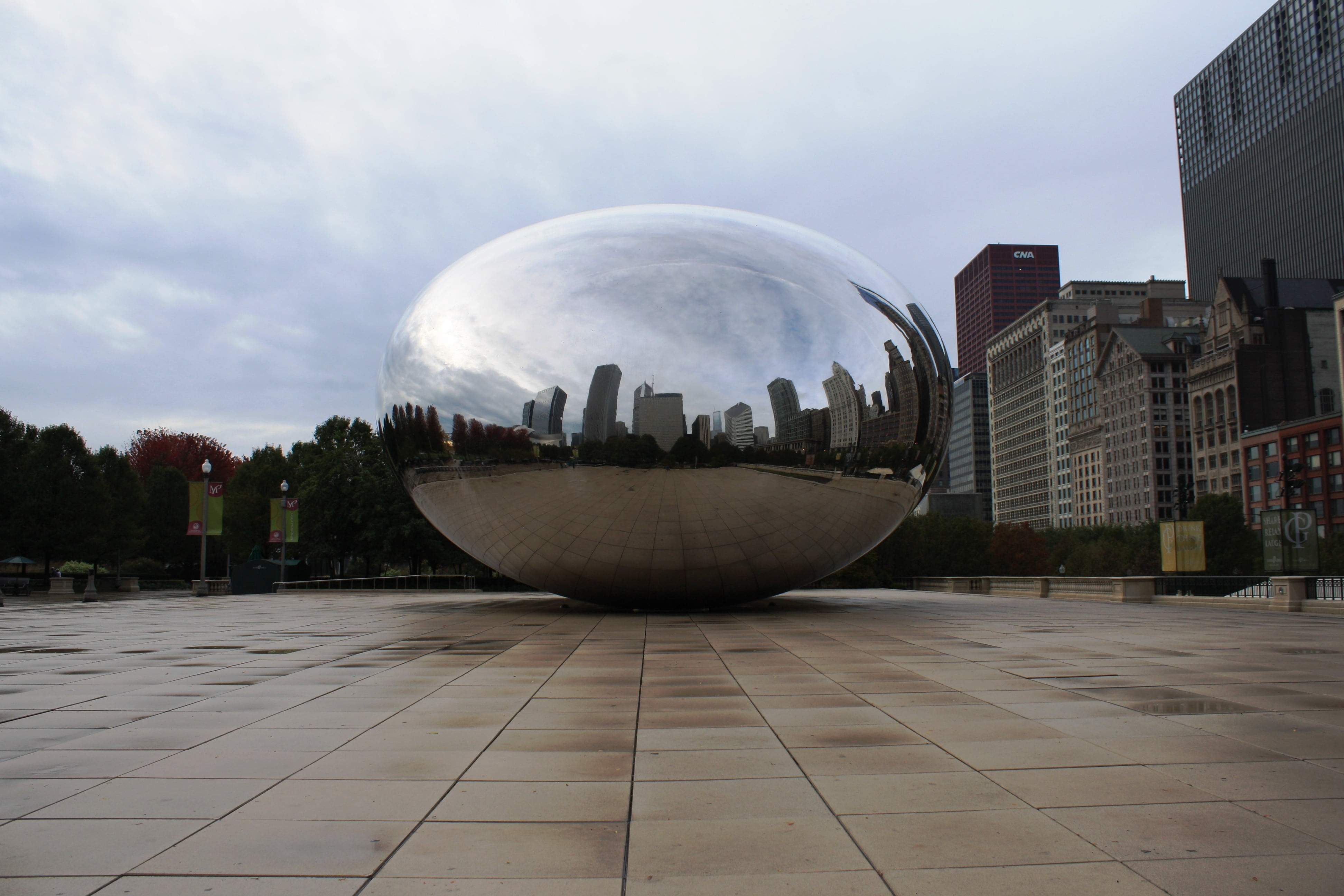 4K, tourism, office building exterior, downtown, outdoors, modern, building, digital composite, travel destinations, built structure, bean daylight, chicago, HD Wallpaper