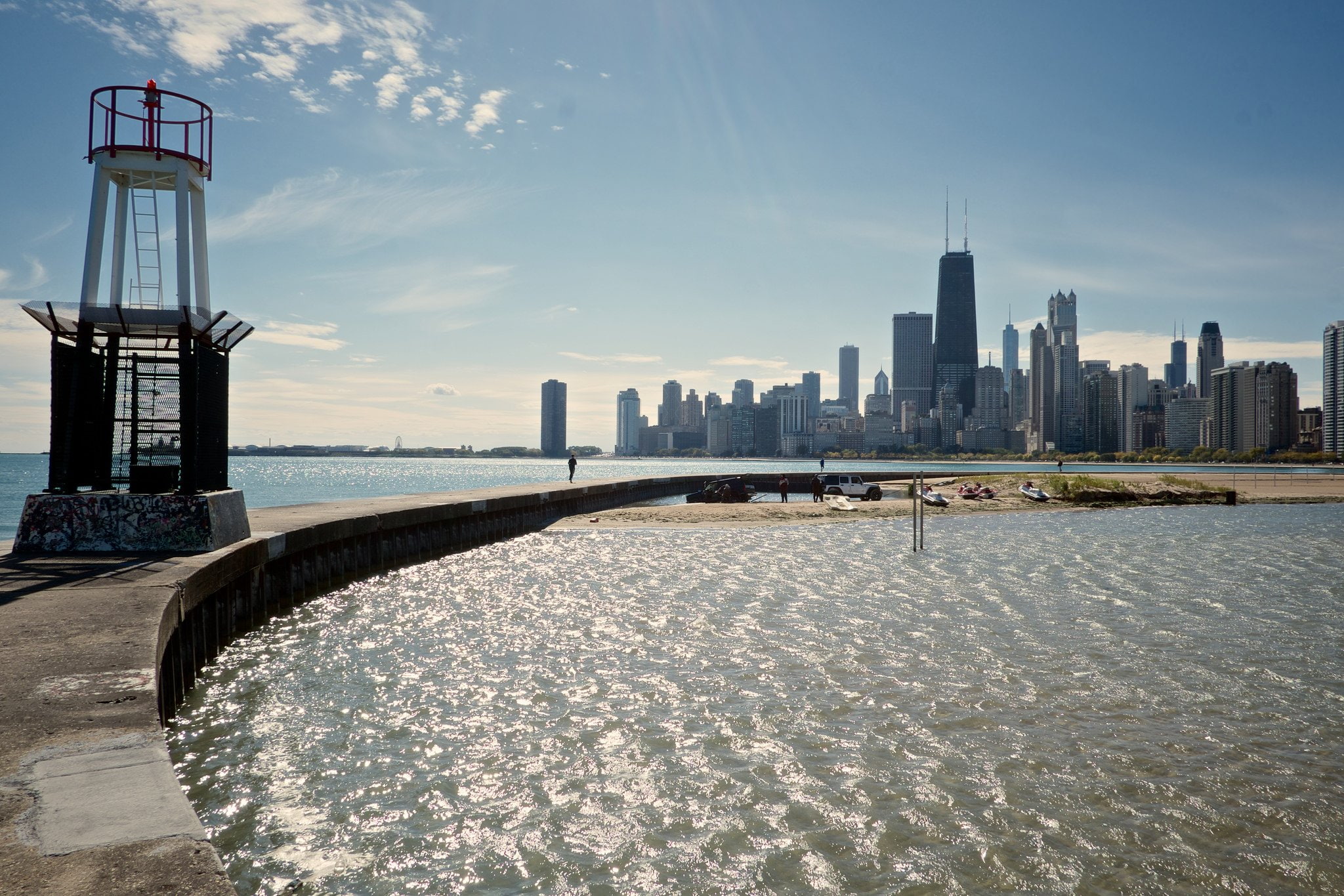 tower, trump, 1080P, night, francisco, chicago, cities, comta, skyline, city, mid ouest, architecture, bridges, usa, illinois, HD Wallpaper