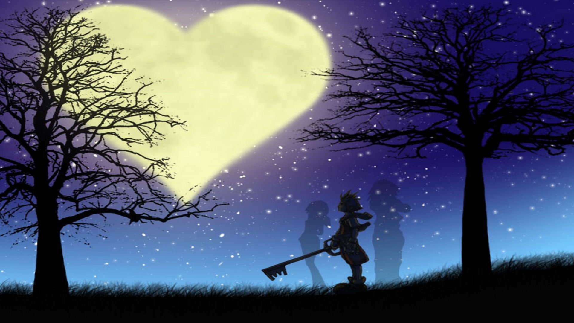 x, kingdom, hd, video, games, 1080P, hearts, Kingdom Hearts, art, HD Wallpaper