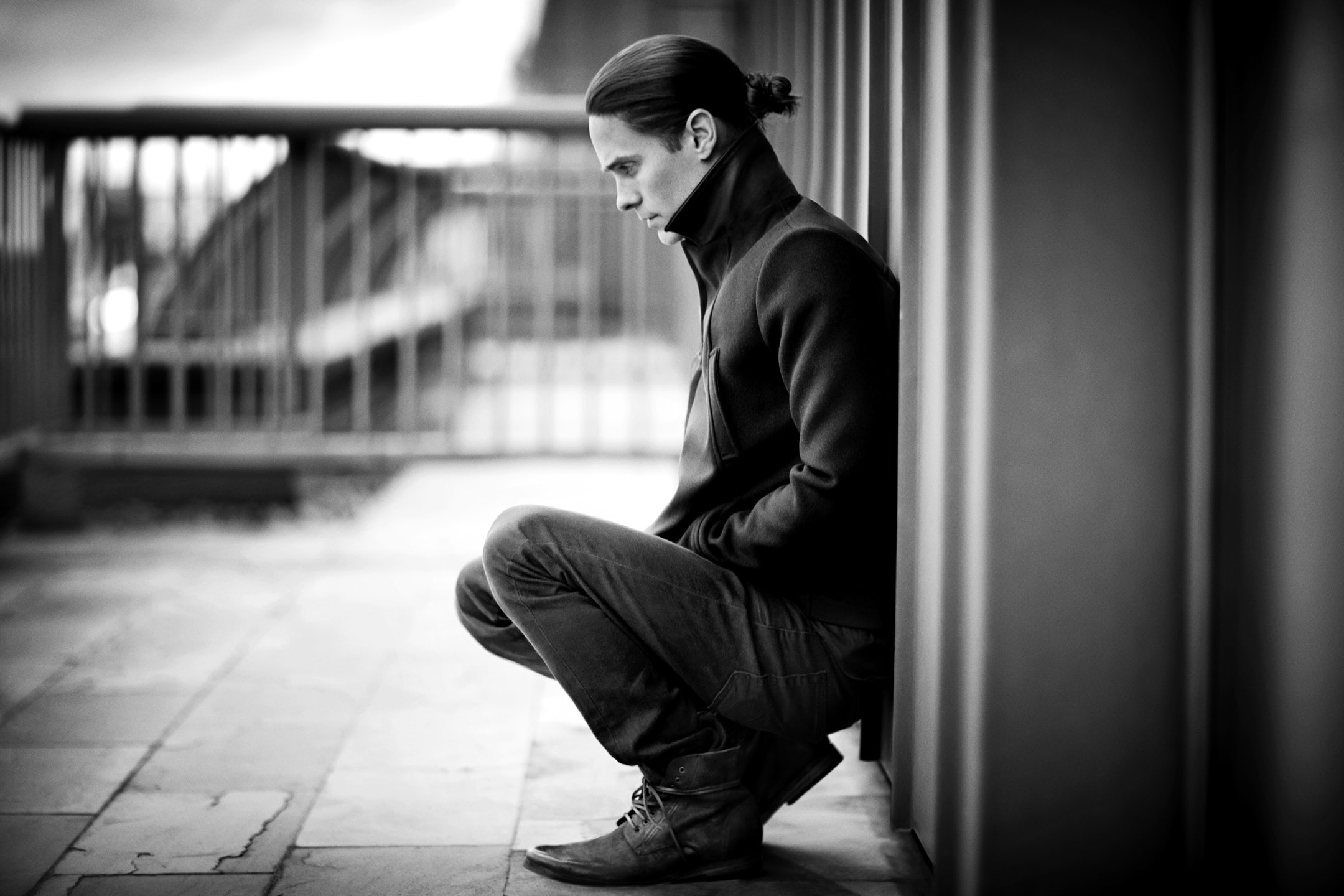 white, leto, 1080P, jared, photoshoot, black, HD Wallpaper