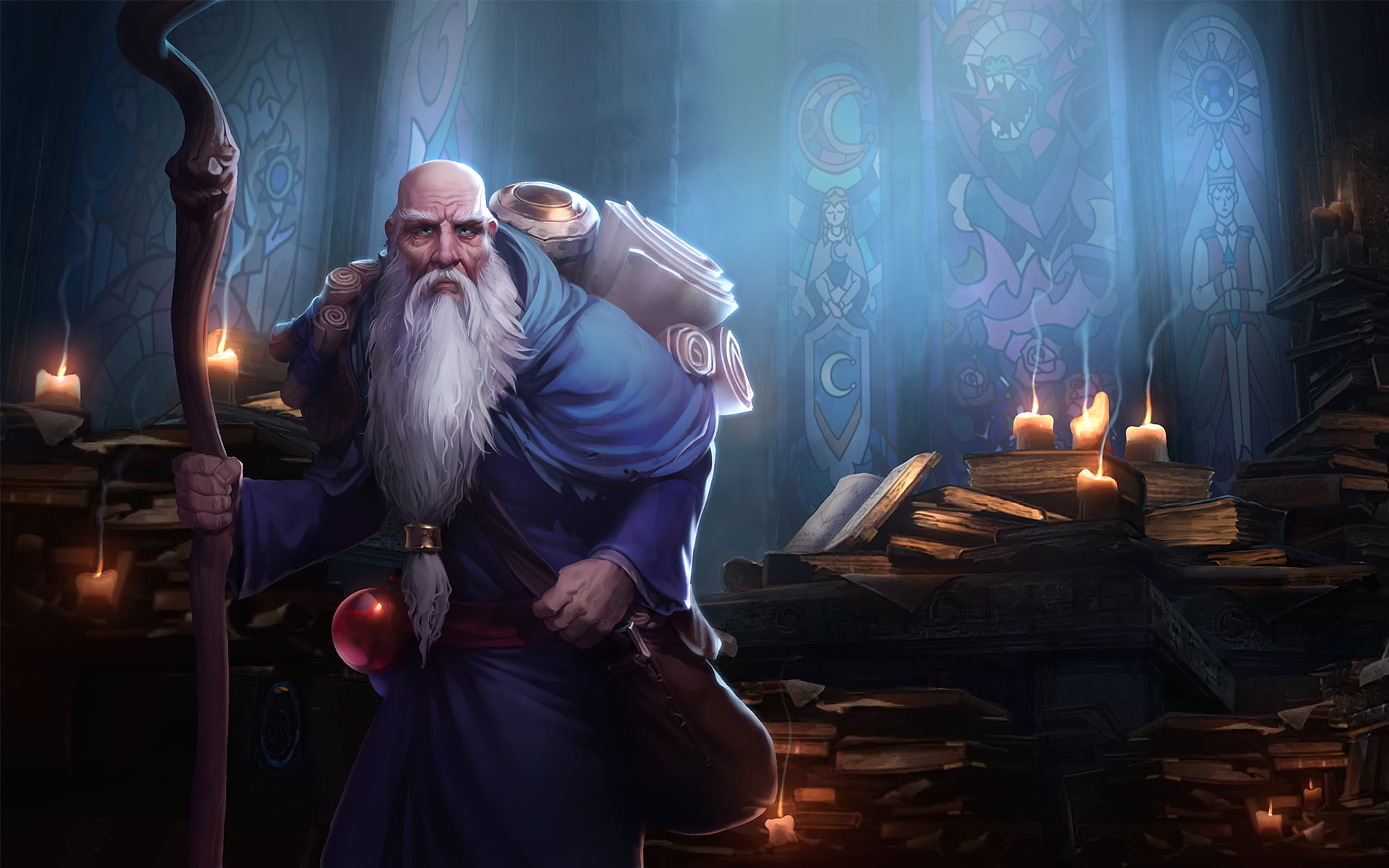 Heroes of the Storm, Deckard Cain, Video Game, 1080P, HD Wallpaper