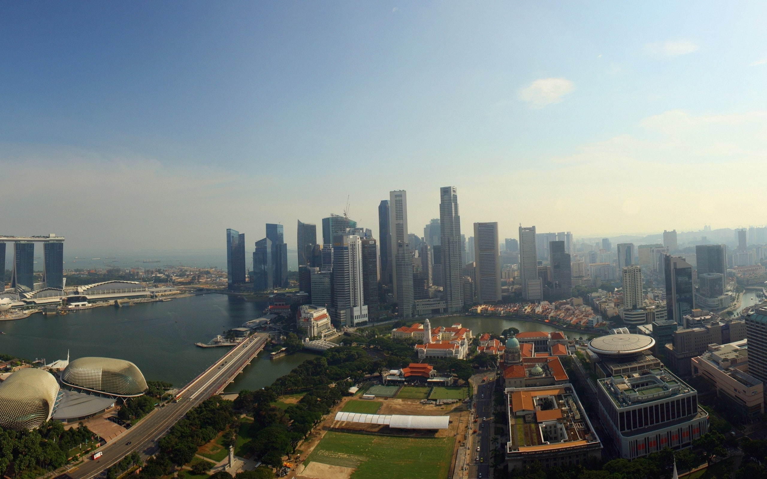 2K, Singapore, cityscape, HD Wallpaper