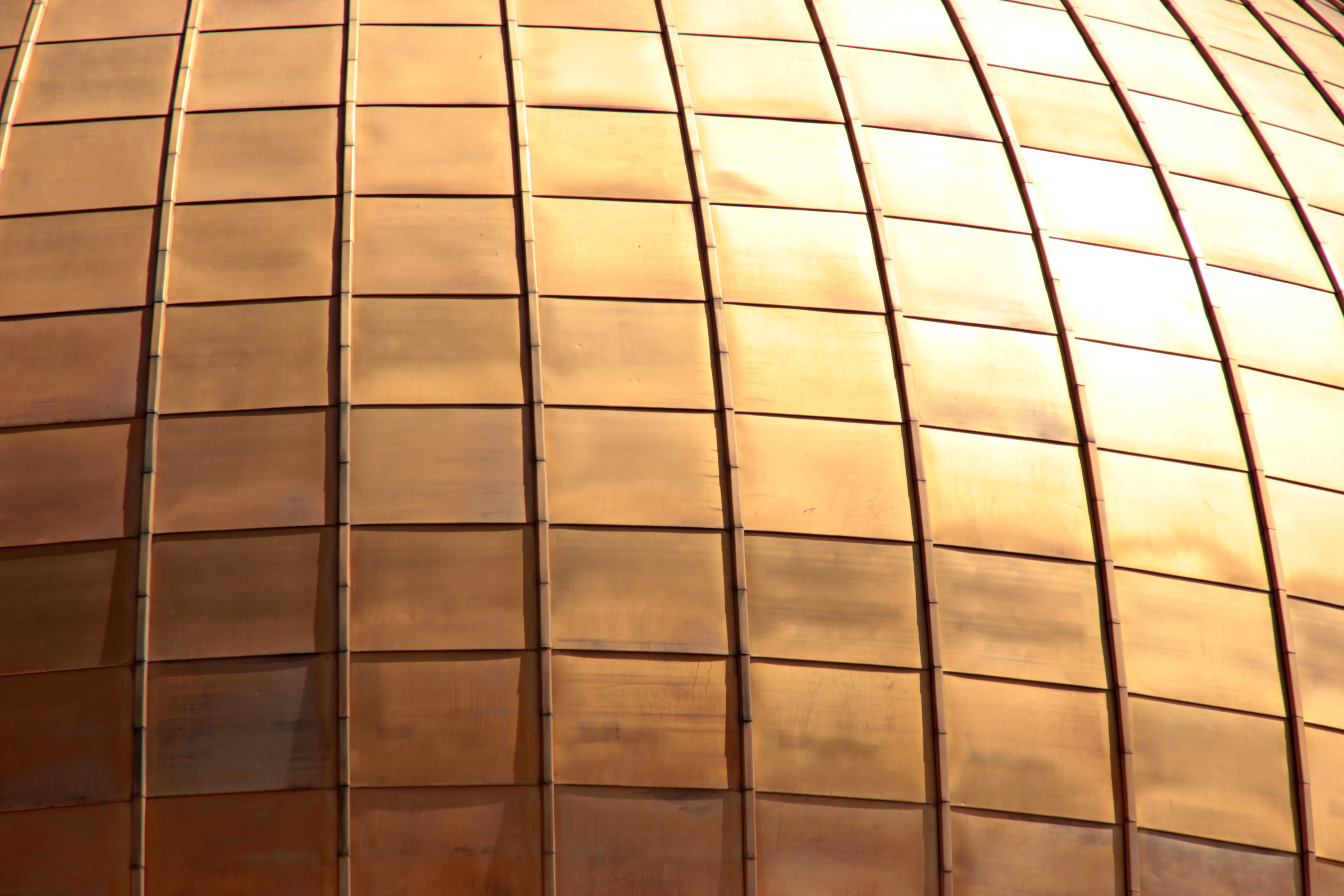 copper, windows, israel, gebäude, outdoors, geometric, metallic, 5K, photo, full frame, sun, jerusalem, pattern, metal, esplanade des mosquees, sunshine, HD Wallpaper
