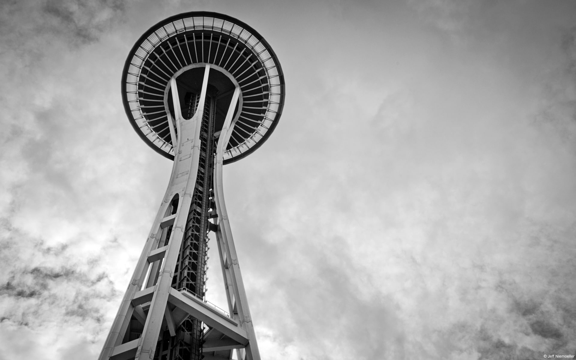 technology, seattle, nature, outdoors, environment, tall - high, geometric shape, tower, needle, amusement park, sky, metal, built structure, HD Wallpaper