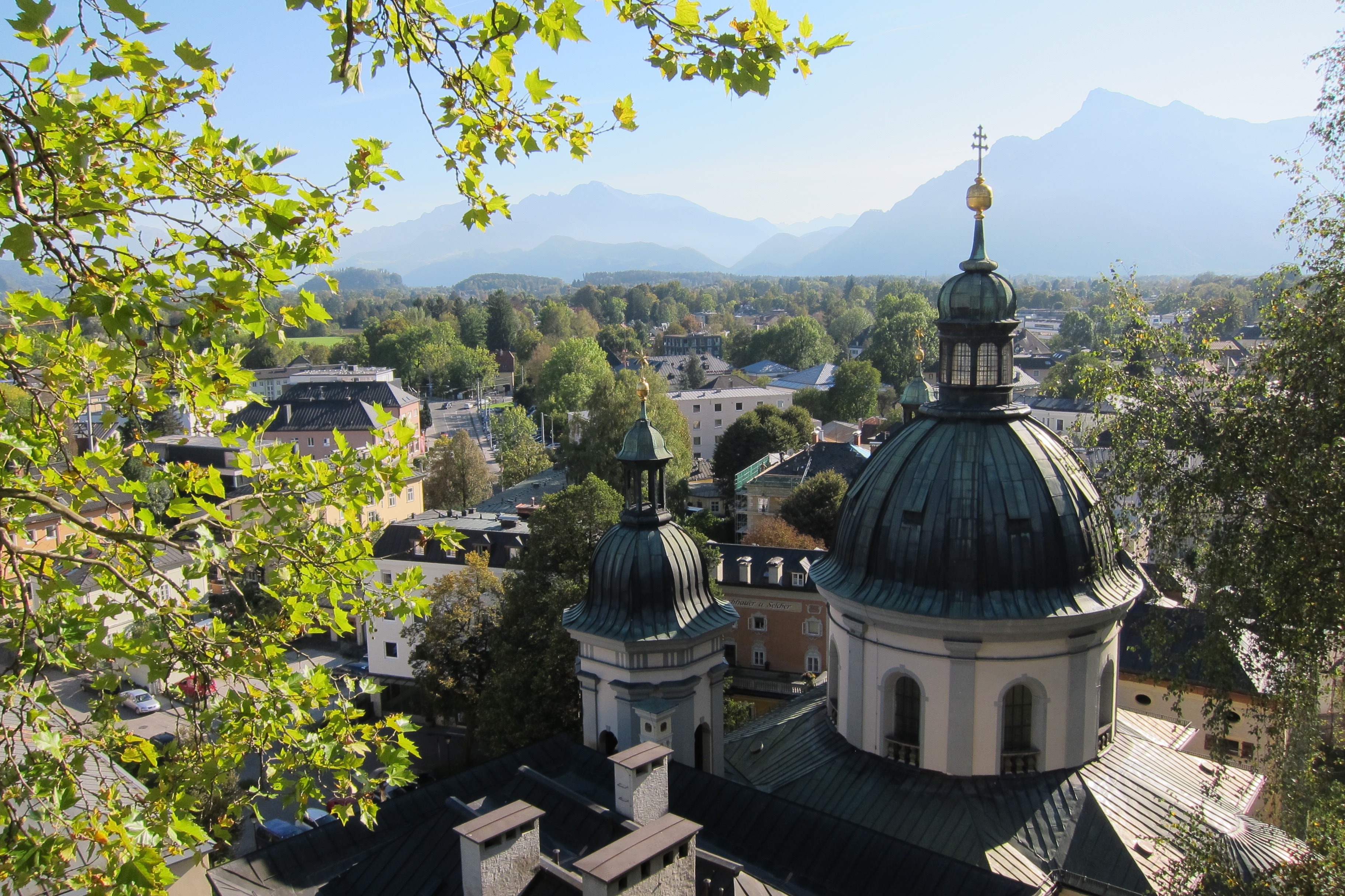 tyrol, place of worship, plant, religion, salzburg, daytime, mosque, no people, built structure, mountain, architecture, day, tree, concrete, building exterior, HD Wallpaper