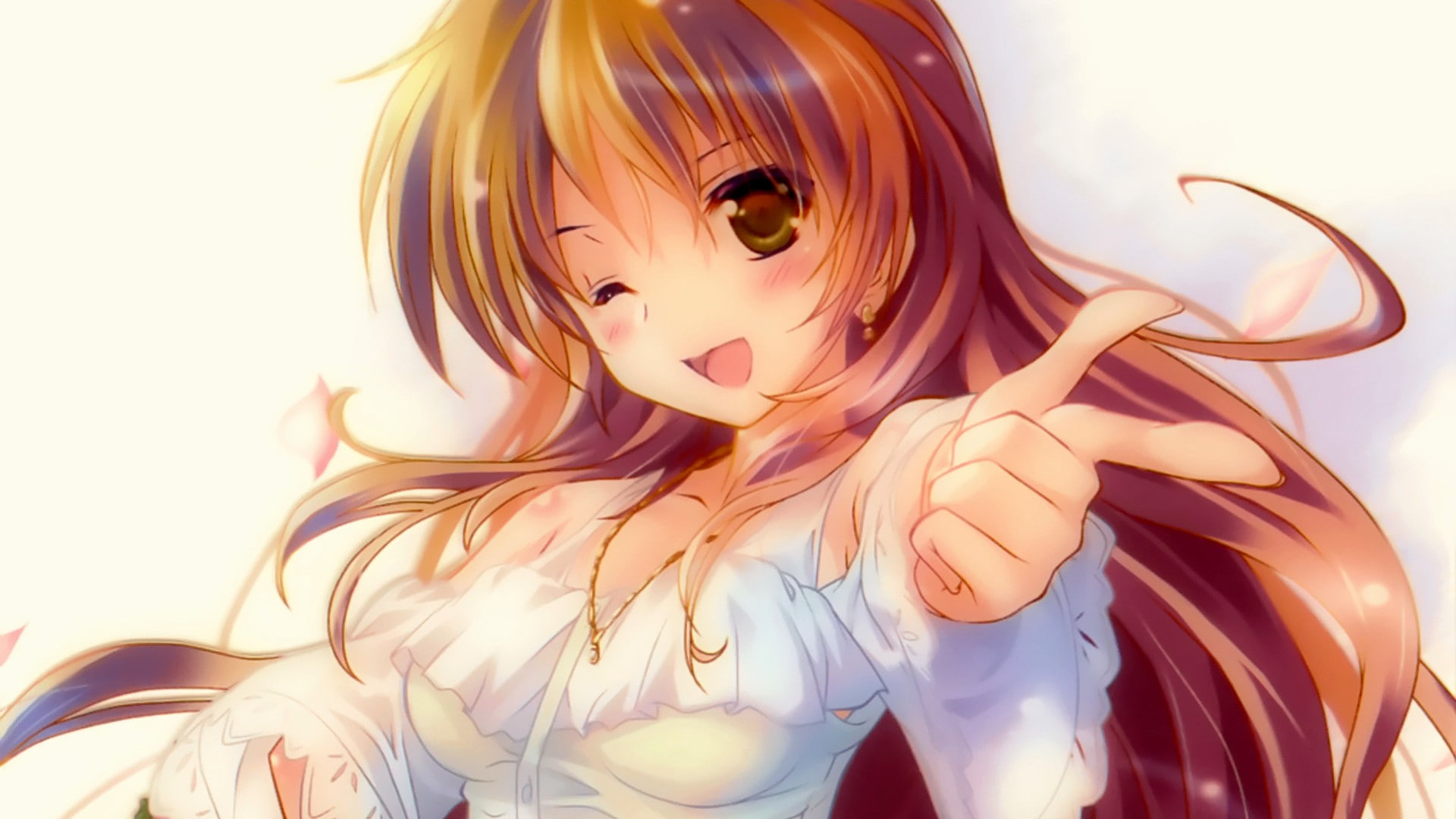 anime, anime girls, artwork, Kaga Kouko, 1080P, Golden Time, HD Wallpaper