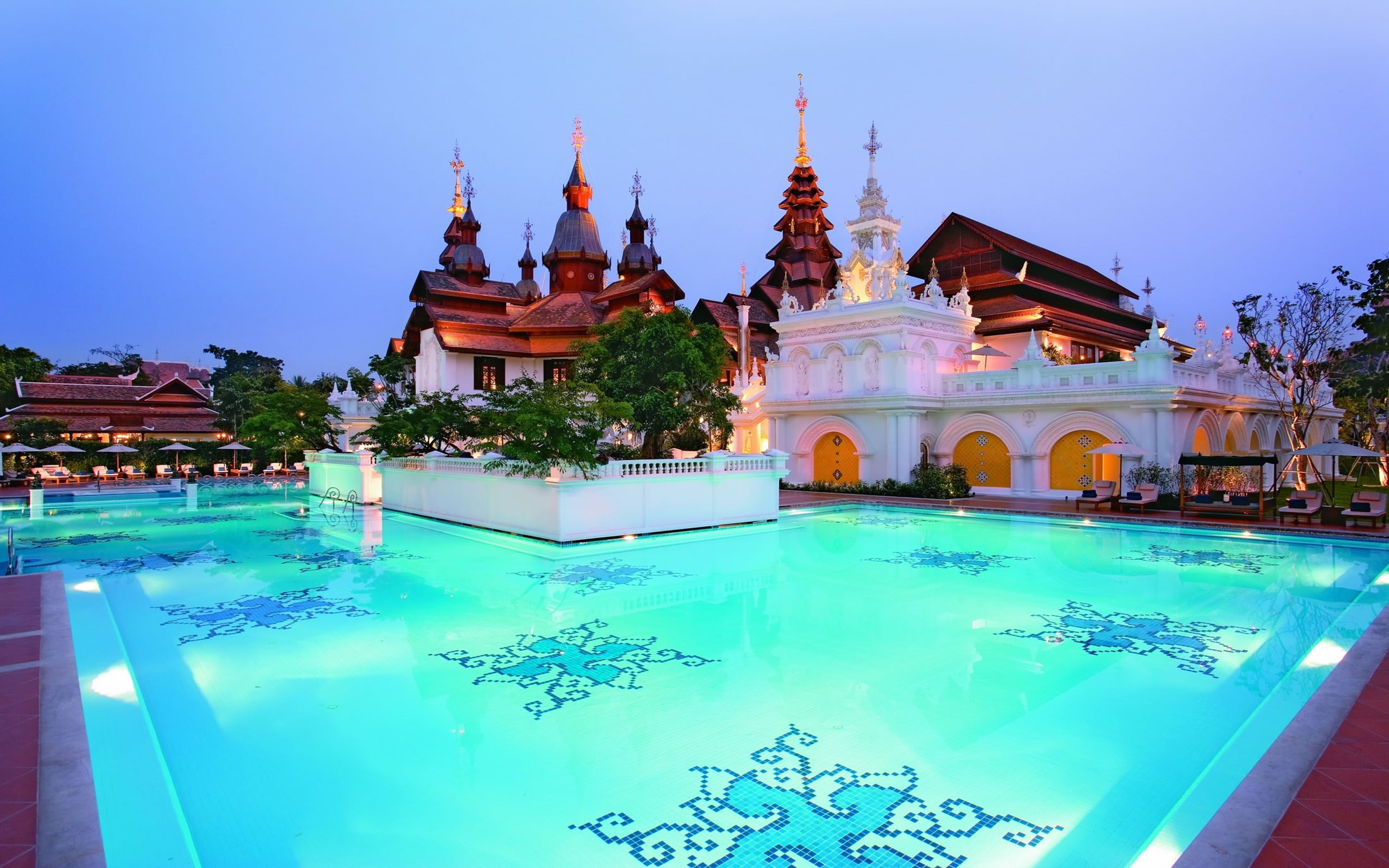 2K, stunning, mandarin, resorts, thailand, hotel, oriental, dhevi, dhara, chiang, mai, HD Wallpaper