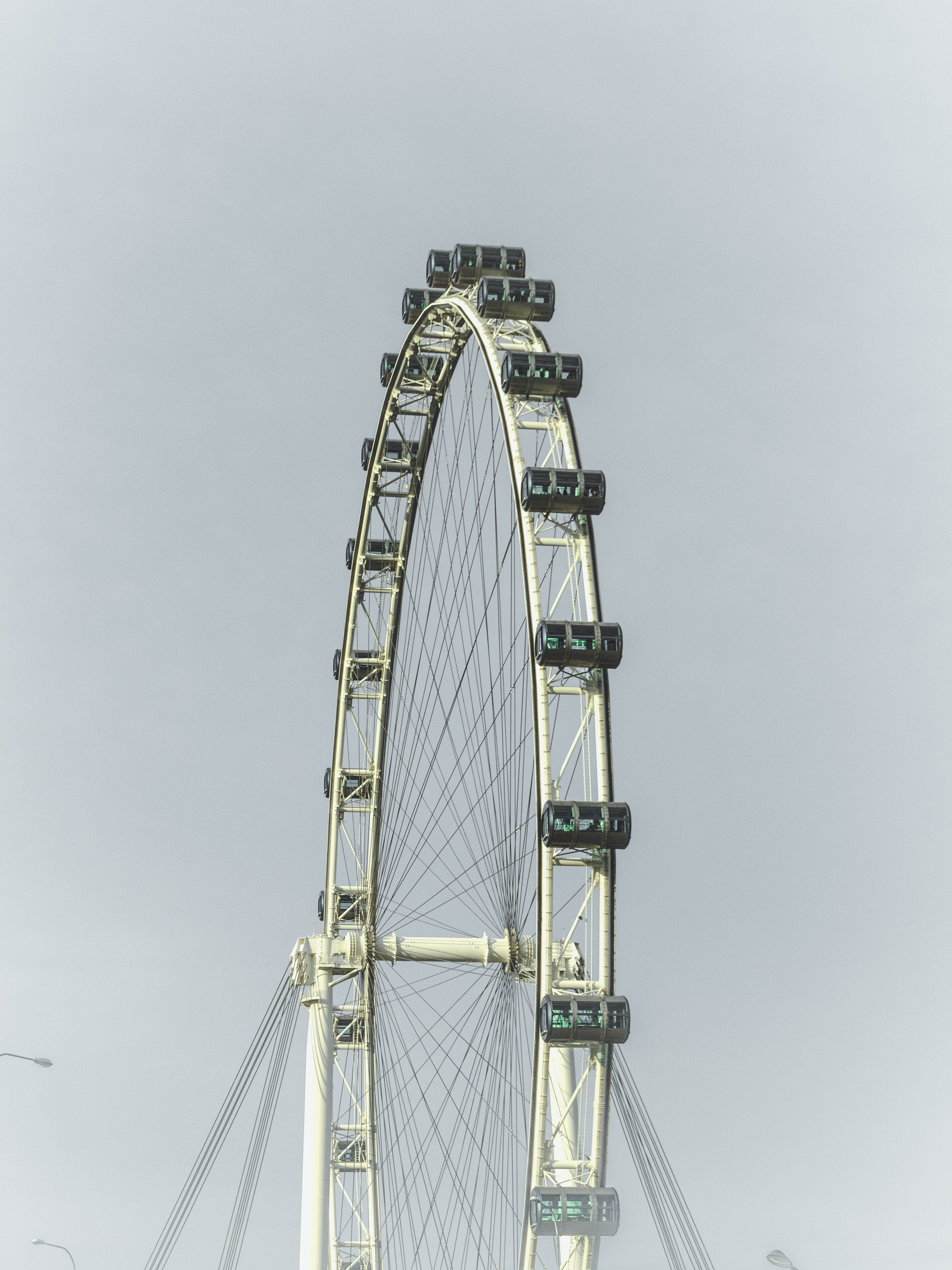 built structure, londoneye, amusement park ride, amusement park, day, ferris wheel, architecture, metal, arts culture and entertainment, tourism, 4K, clear sky, Phone HD Wallpaper