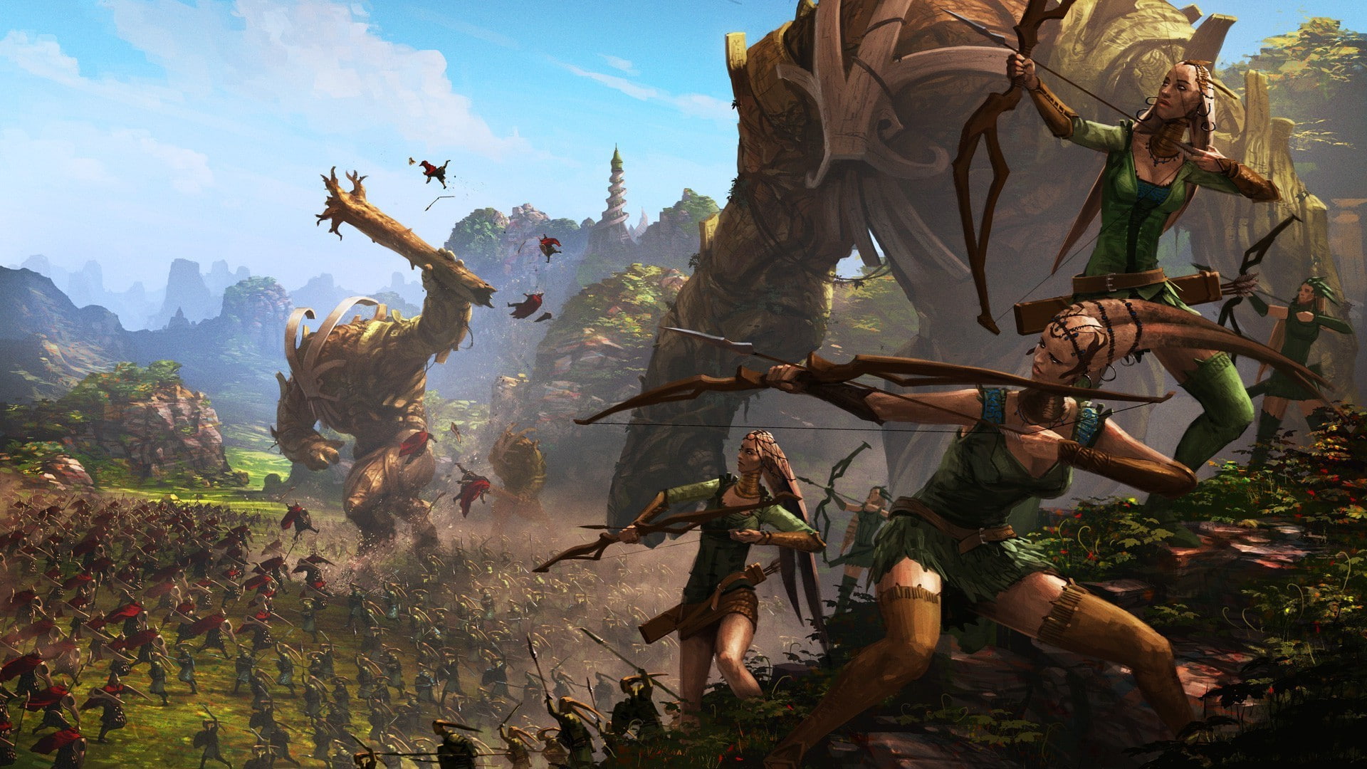 day, plant, occupation, environment, adult, people, cooperation, medium group of people, sunlight, outdoors, teamwork, water, land, endless legend video games pc gaming, HD Wallpaper