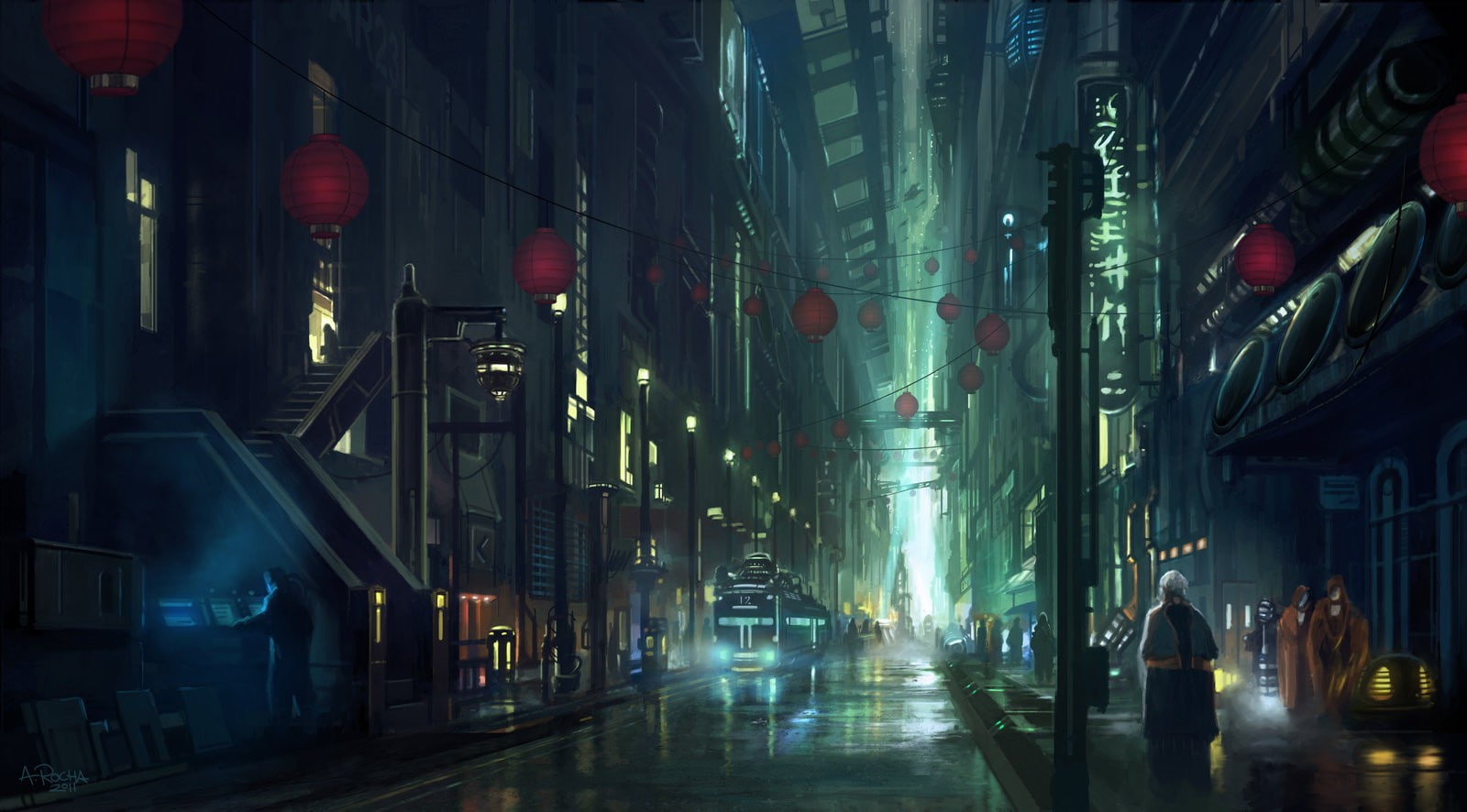 digital art, Endless Space, fantasy Art, Fantasy City, science fiction, artwork, 720P, cyberpunk, HD Wallpaper