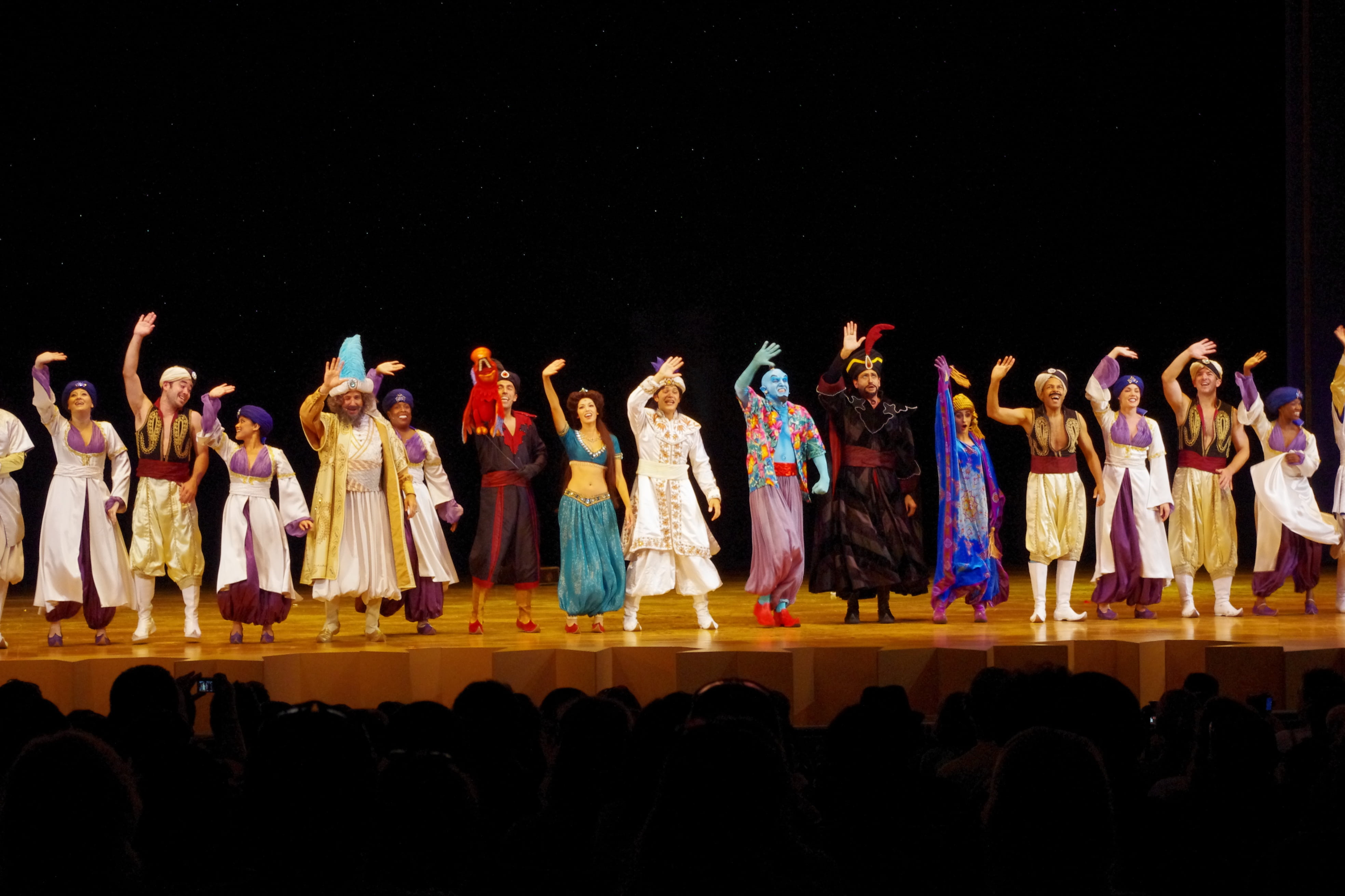 young men, women, stage - performance space, crowd, young adult, theatre, creativity, large group of people, crew, men, togetherness, wave, goodbye, standing, HD Wallpaper