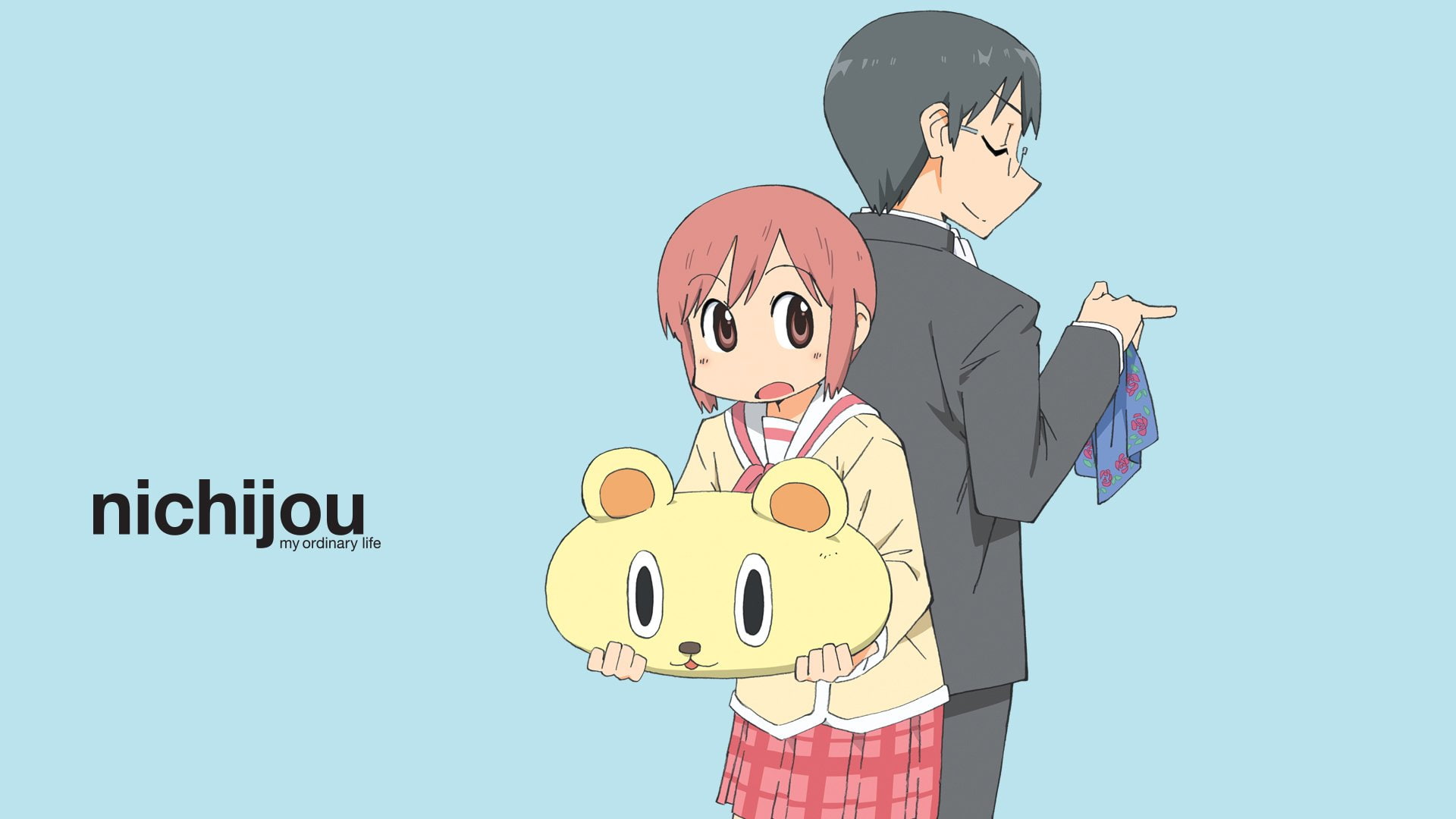 Anime, 1080P, Koujirou Sasahara, Nichijō, Misato Tachibana, HD Wallpaper