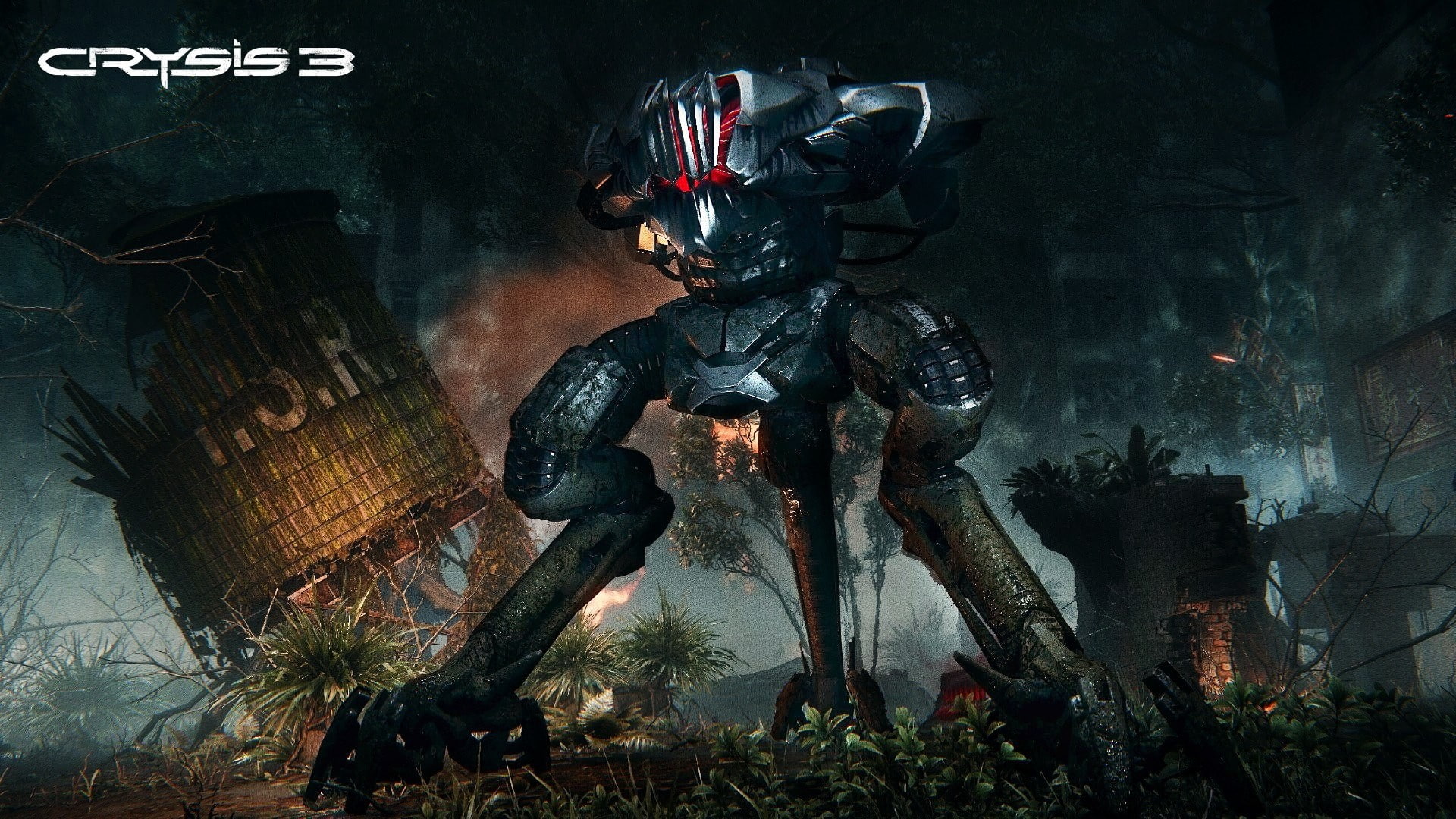 1080P, hd, mech, video games, crysis, HD Wallpaper