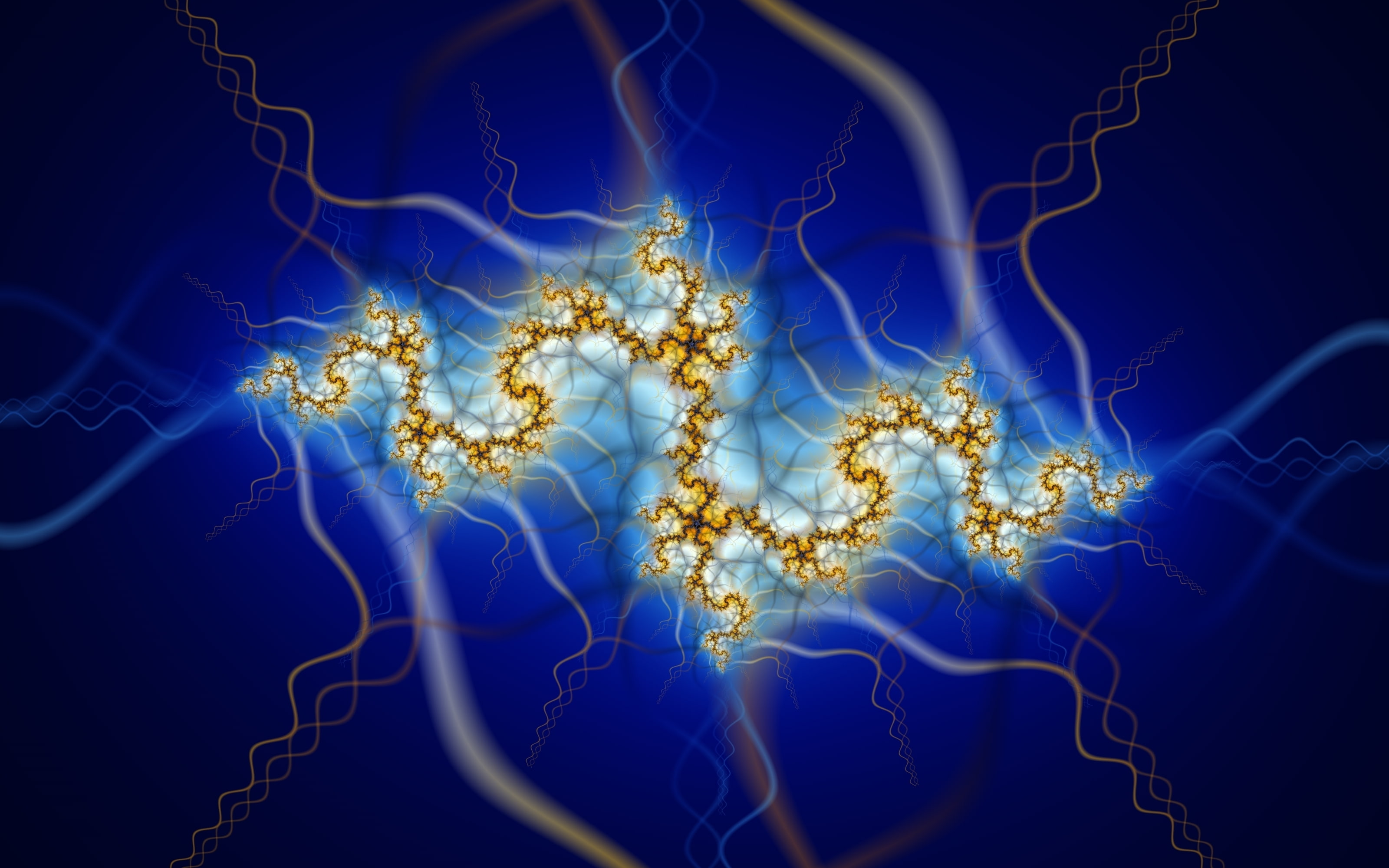 Fractal, Nerve, 2K, HD Wallpaper