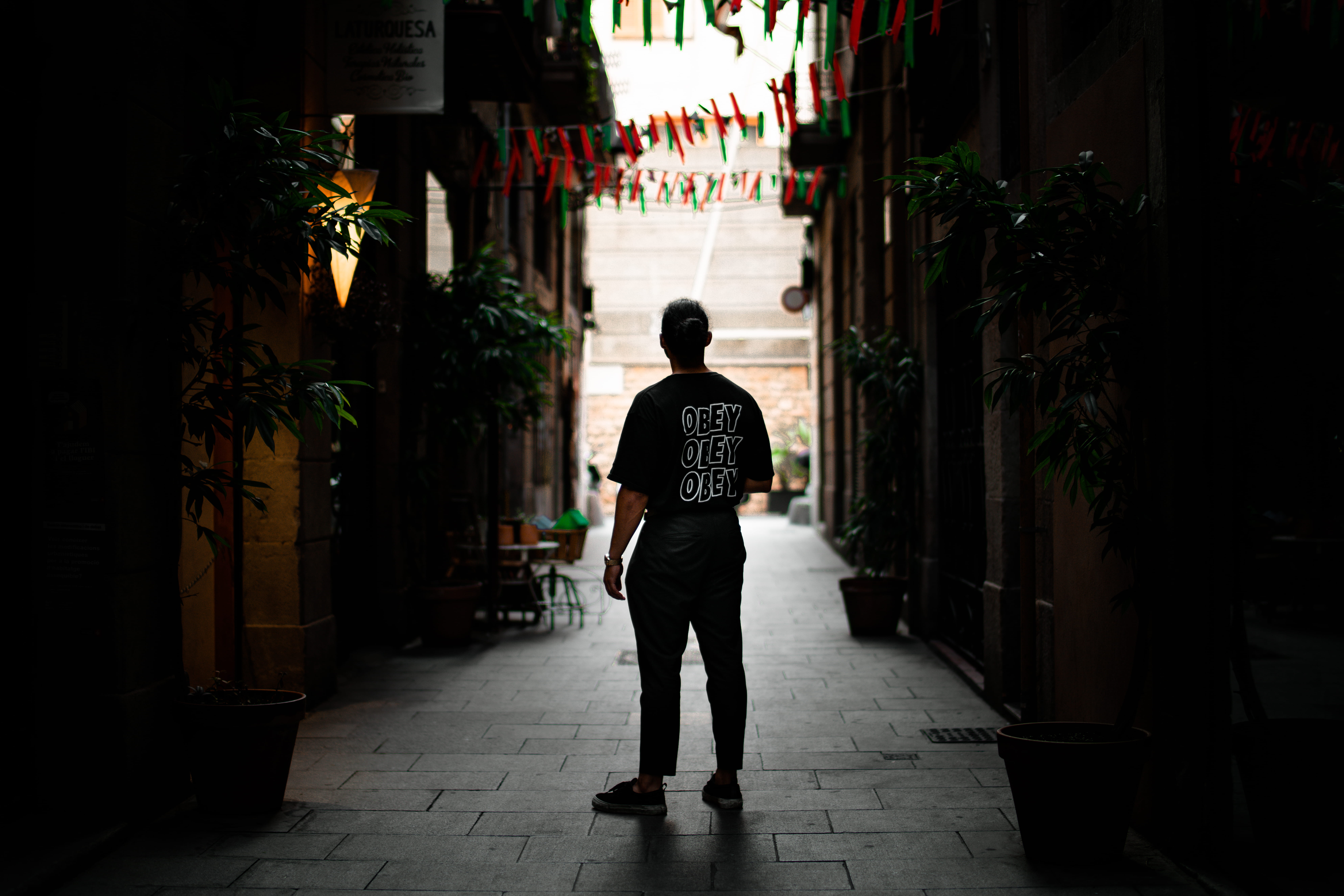 nature, buildings, males, sidewalk, travel, city, ma, man, urban Scene, lost, male, flag, outdoors, people, alleystreet view, standing, dream, 8K, street, HD Wallpaper