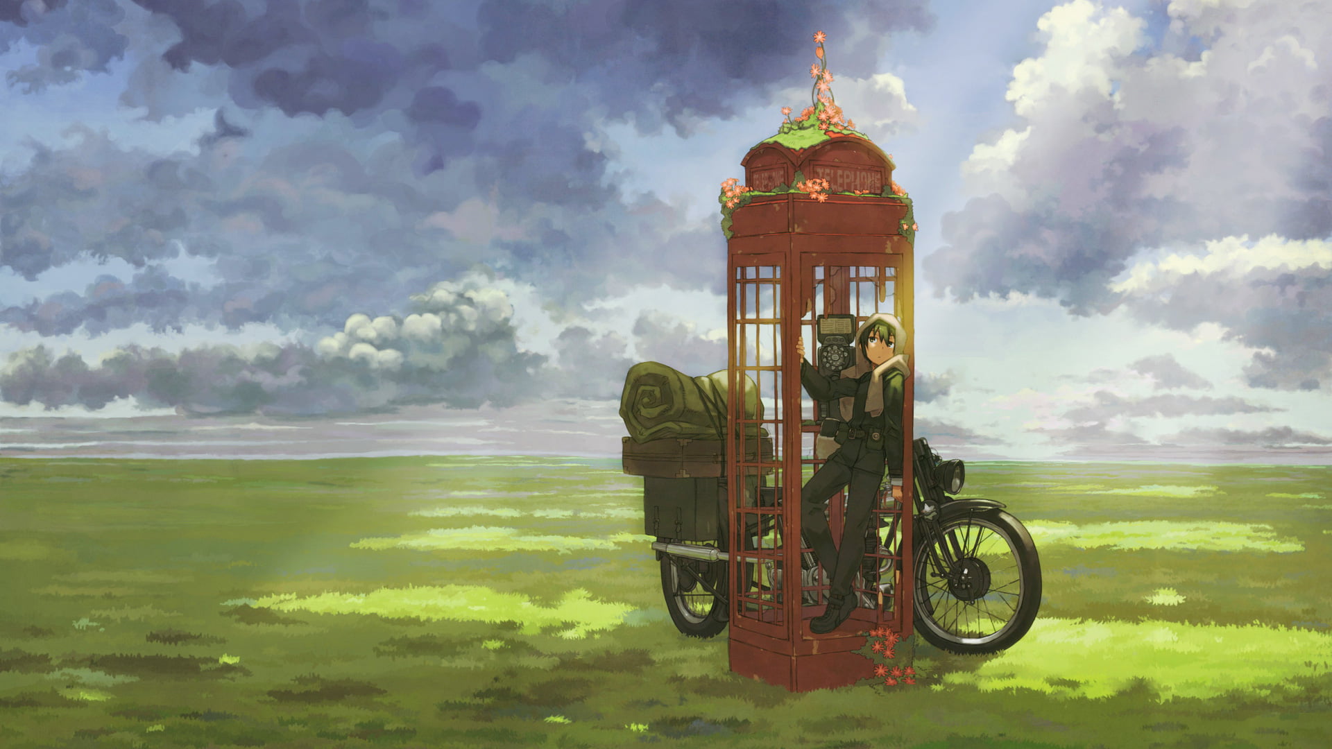 Kino no Tabi, motorcycle, Kino, 1080P, HD Wallpaper