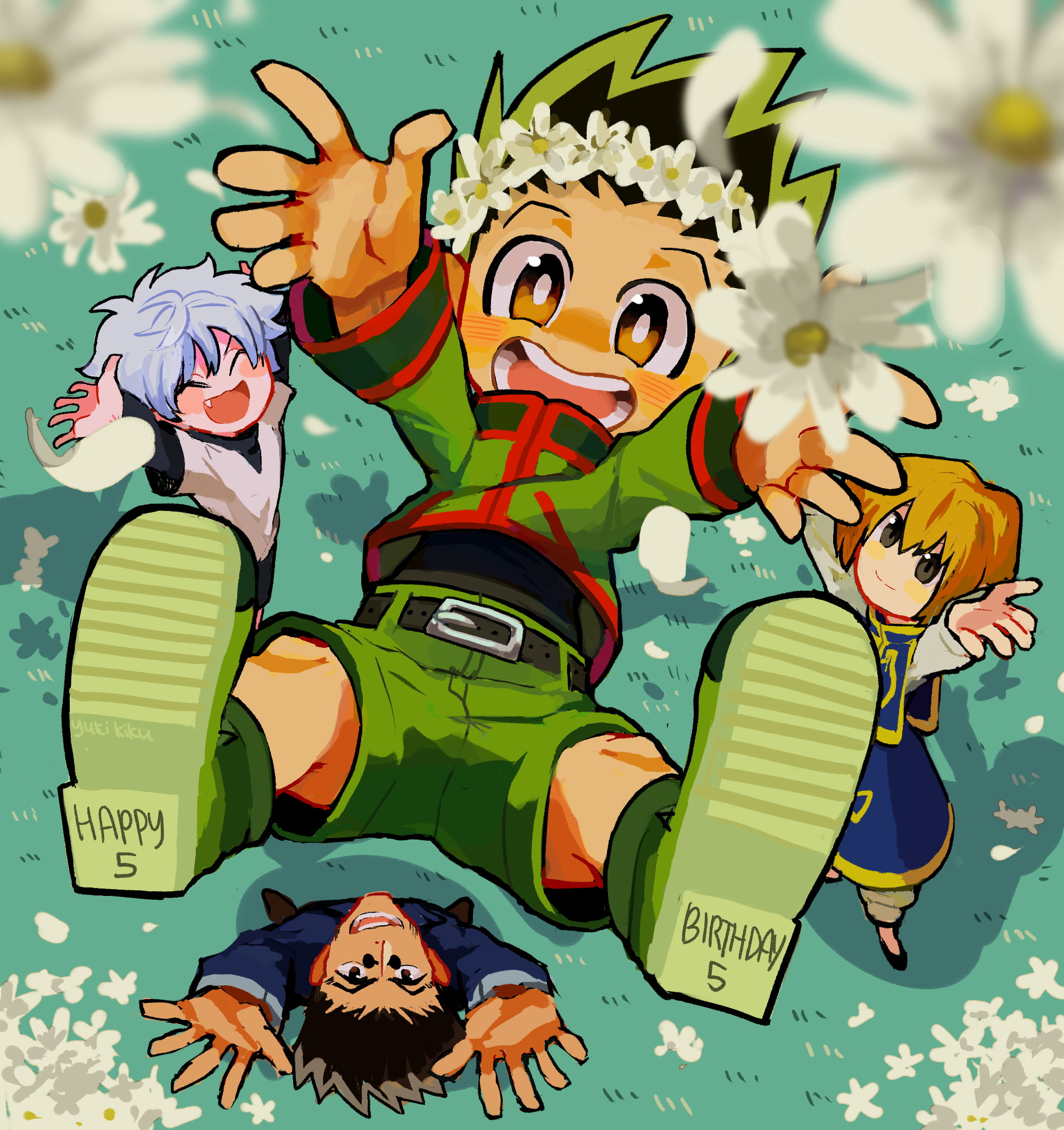 Kurapika, Hunter x Hunter, anime boys, Killua Zoldyck, anime, 1080P, Phone HD Wallpaper