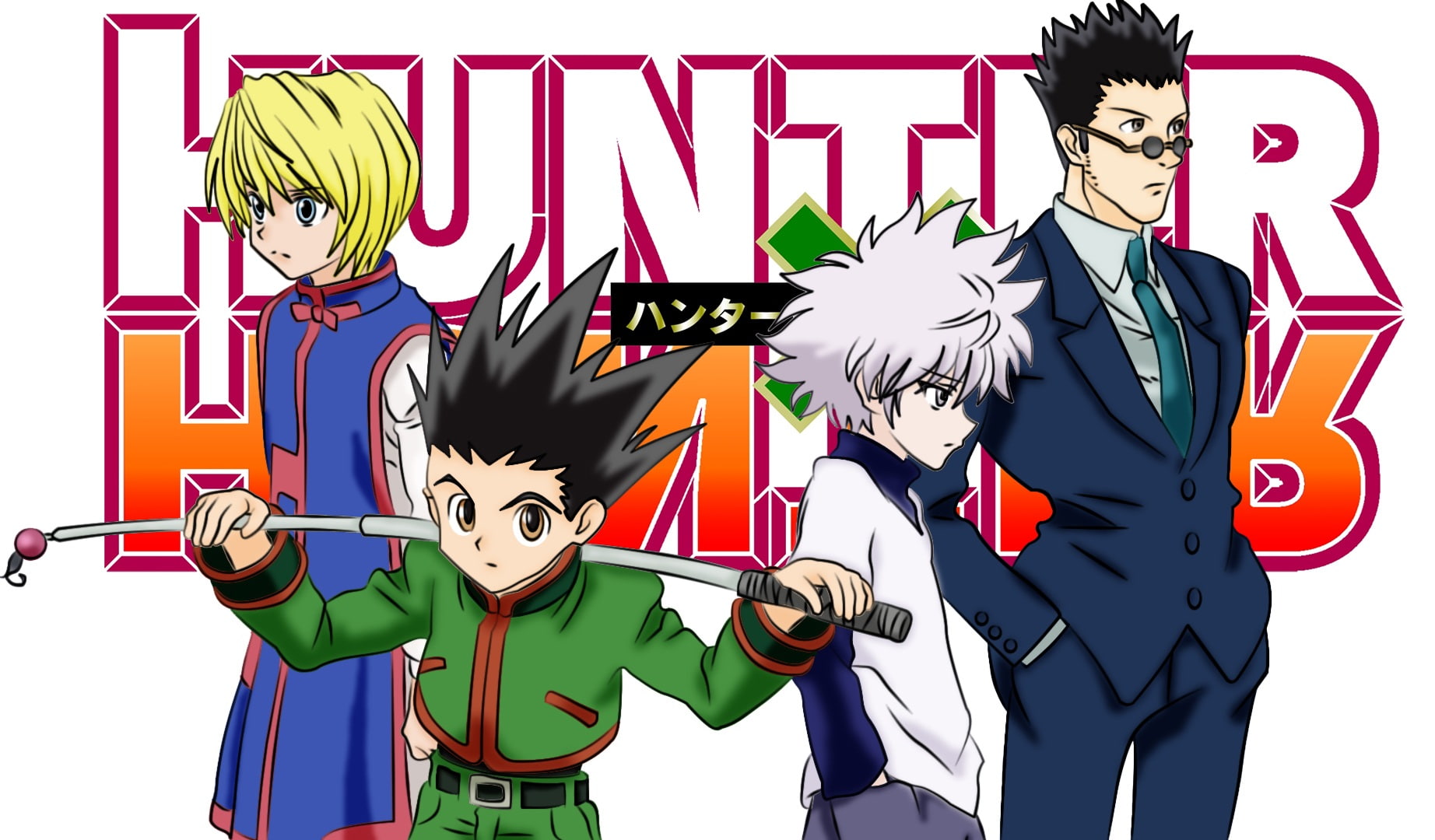 720P, Leorio Paradinight, Anime, Hunter x Hunter, Kurapika (Hunter × Hunter), HD Wallpaper