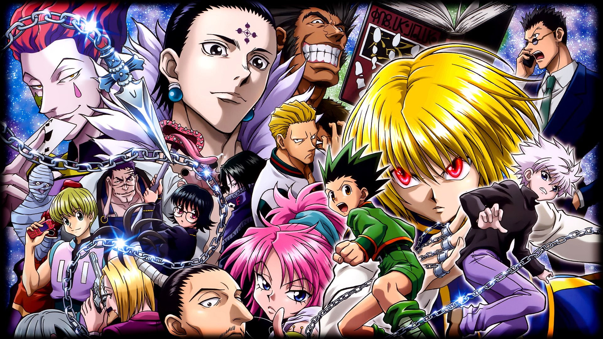 women, female likeness, Anime, choice, male likeness, Hunter x Hunter, human representation, representation, crowd, large group of objects, retail, high angle view, HD Wallpaper