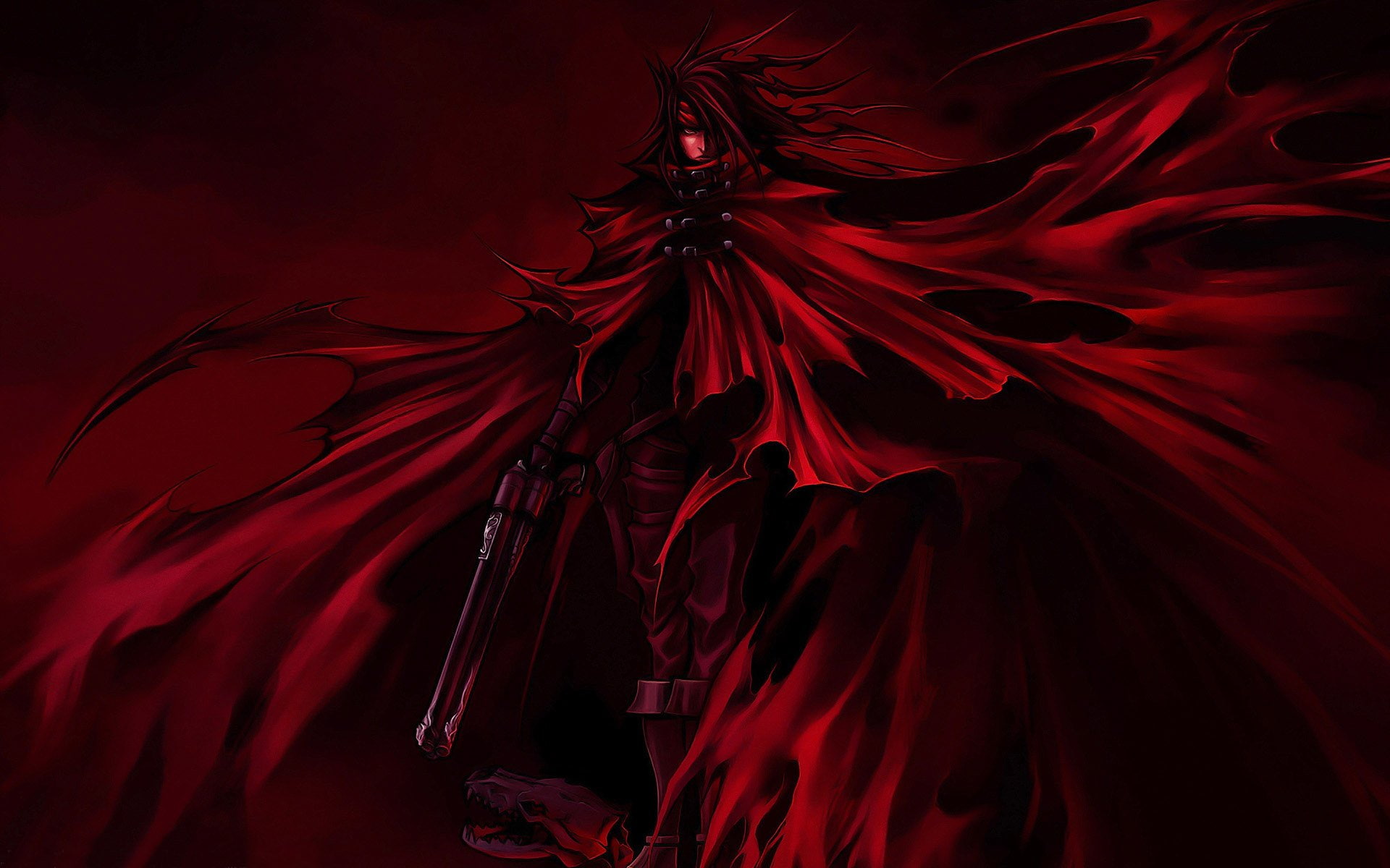 Final Fantasy, food and drink, elegance, Vincent Valentine, dark, motion, 1080P, beauty in nature, backgrounds, pattern, plant, light - natural phenomenon, HD Wallpaper