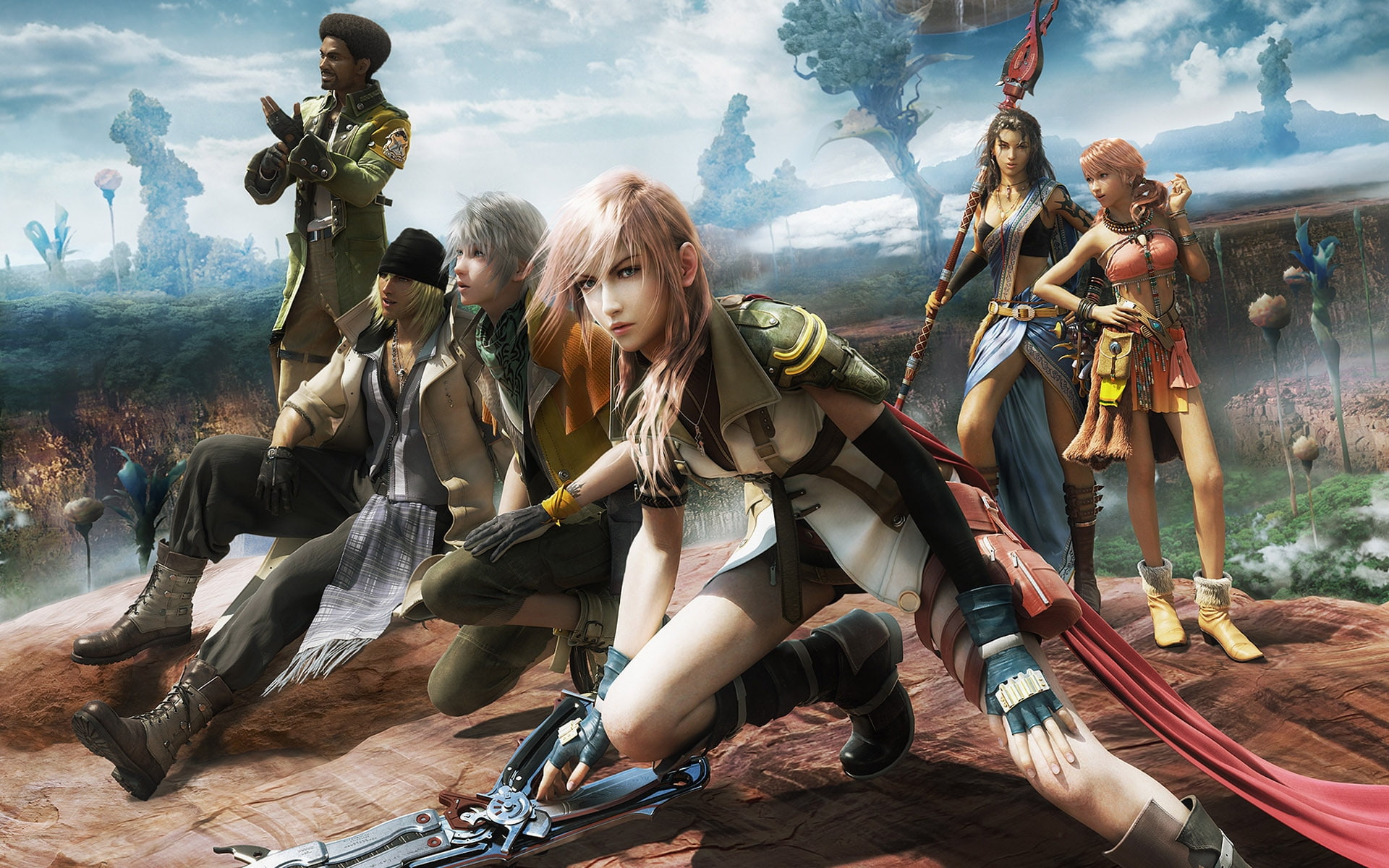 final, Final Fantasy, Video Games, fantasy, art, dia, x, video, games, hd, vanille, farron, claire, oerba, 1080P, HD Wallpaper