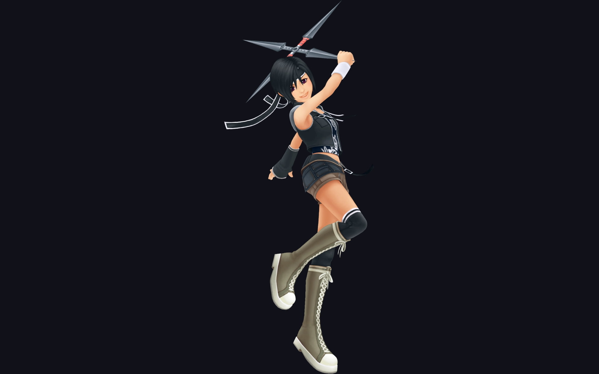 final, kisaragi, Final Fantasy VII, hd, x, art, video, fantasy, 1080P, Yuffie Kisaragi, yuffie, vii, games, HD Wallpaper