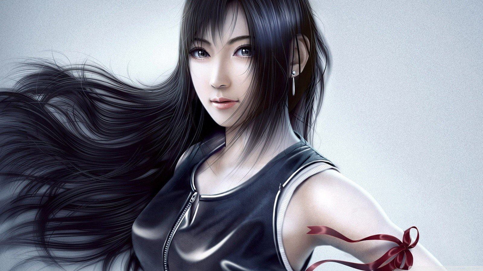 anime, 720P, Final Fantasy VII Remake, Anime Girls, Final Fantasy, Tifa Lockhart, HD Wallpaper