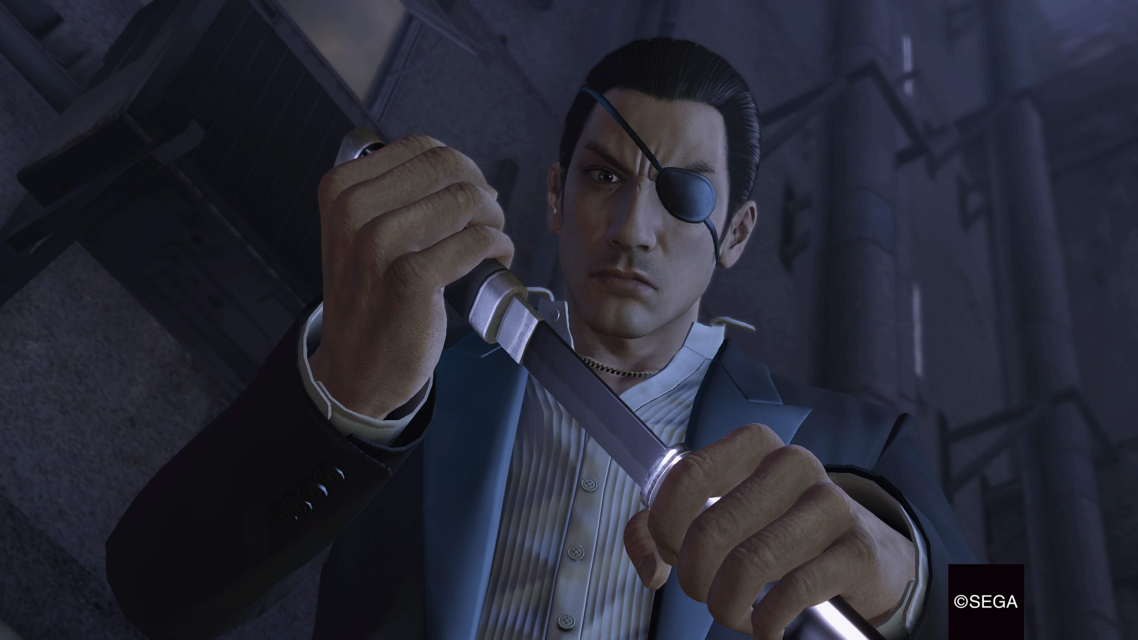 4k, man, holding, Yakuza: Kiwami 2, screenshot, 4K, sword, game, Tokyo Game Show 2017, appliaction, HD Wallpaper