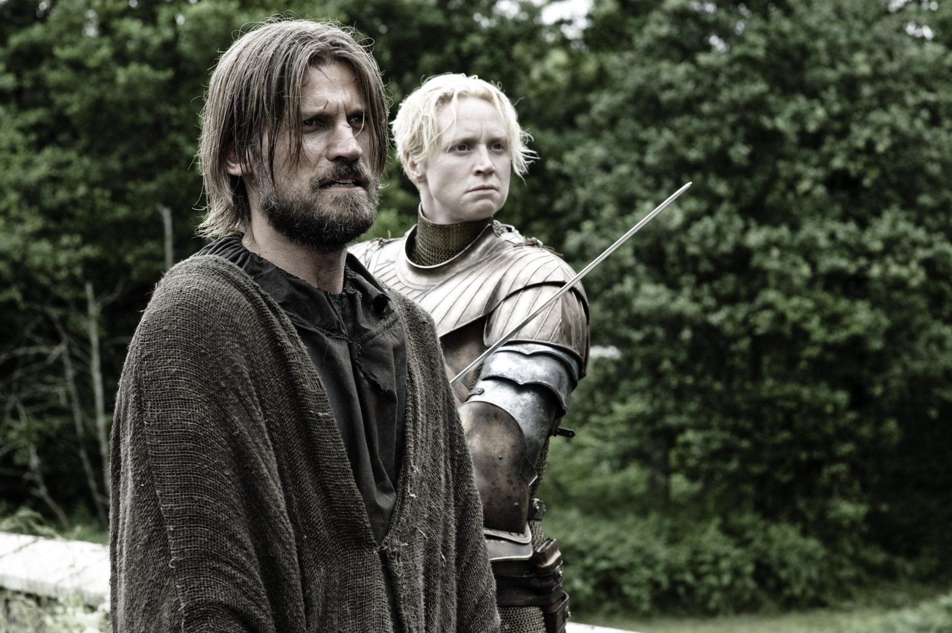 Brienne Of Tarth, Jaime Lannister, Nikolaj Coster-Waldau, TV Show, Game Of Thrones, 1080P, Gwendoline Christie, HD Wallpaper