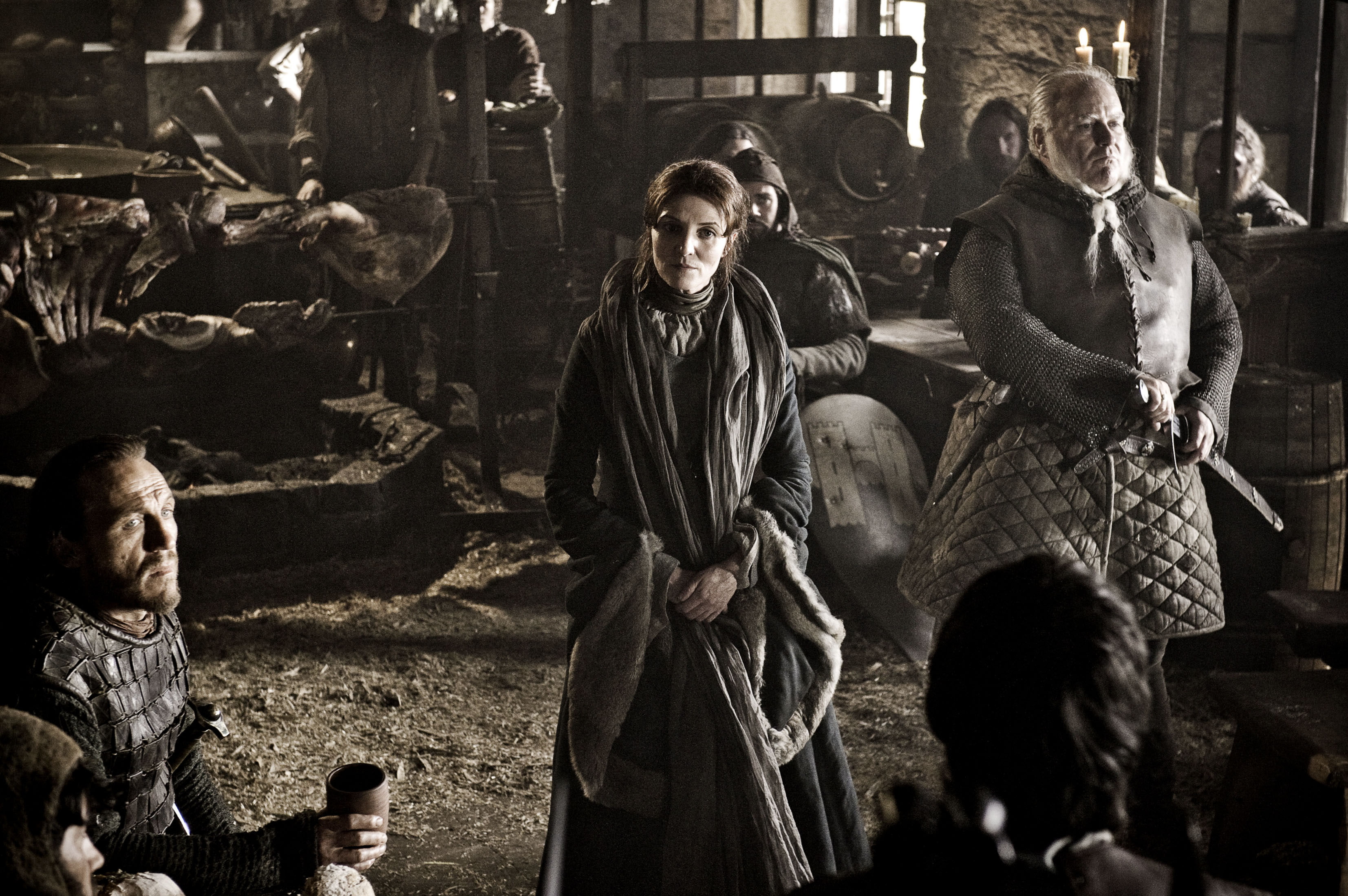 Game Of Thrones, Bronn (Game of Thrones), Catelyn Stark, 2K, TV Show, Michelle Fairley, Jerome Flynn, HD Wallpaper