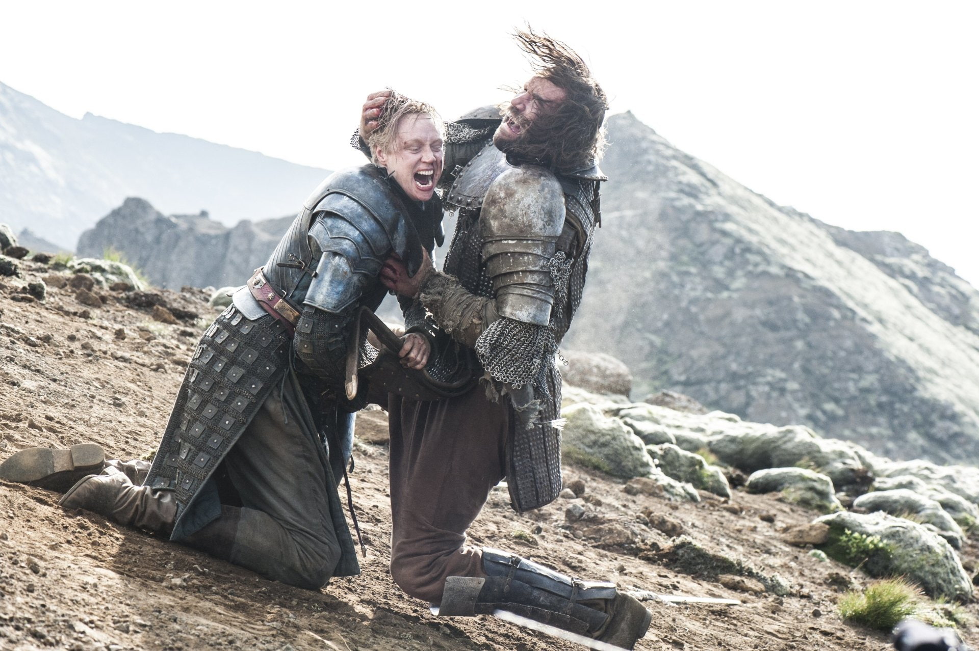 Game Of Thrones, Gwendoline Christie, Rory McCann, TV Show, Sandor Clegane, 1080P, Brienne Of Tarth, HD Wallpaper
