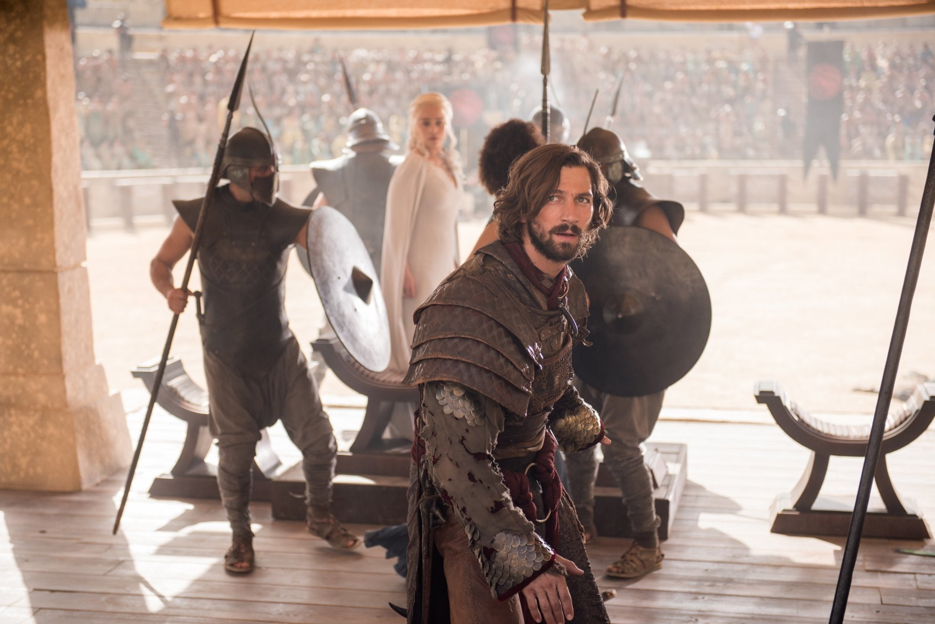 Daenerys Targaryen, TV Show, Michiel Huisman, 1080P, Emilia Clarke, Game Of Thrones, Daario Naharis, HD Wallpaper