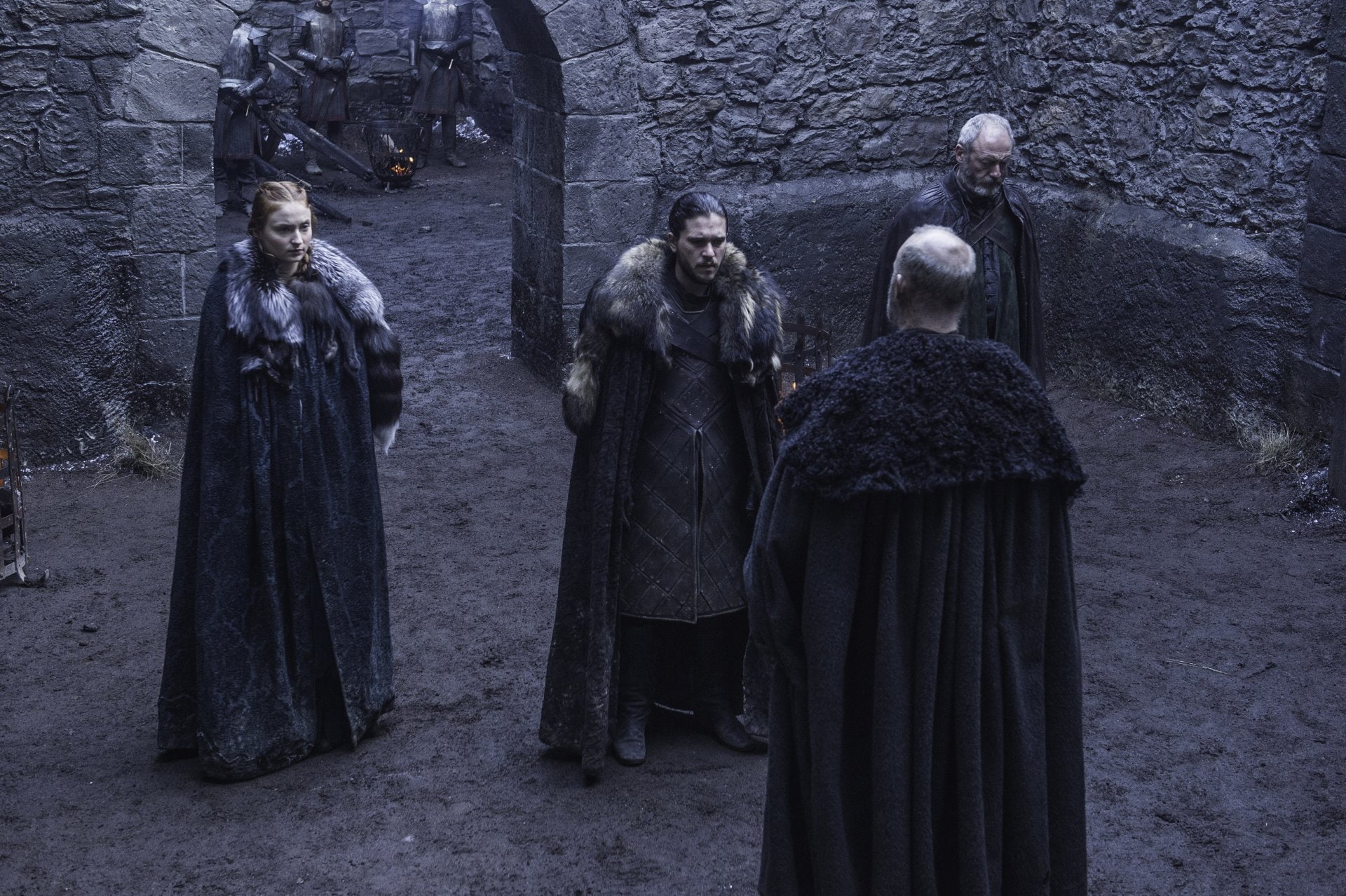 no people, built structure, wall - building feature, creativity, belief, male likeness, 1080P, spirituality, female likeness, Sansa Stark, TV Show, day, HD Wallpaper