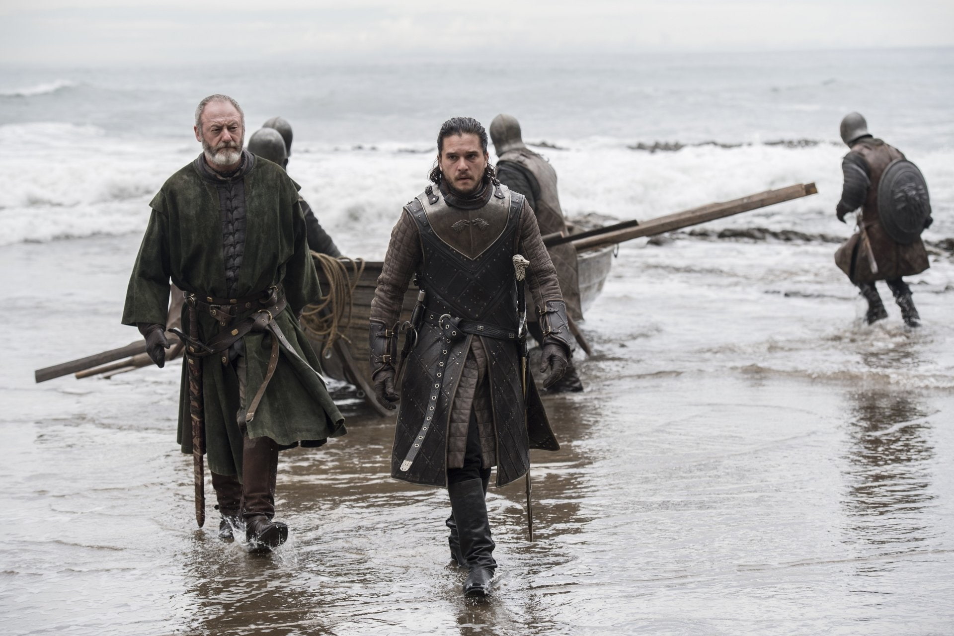 TV Show, Jon Snow, 1080P, Game Of Thrones, Liam Cunningham, Davos Seaworth, Kit Harington, HD Wallpaper