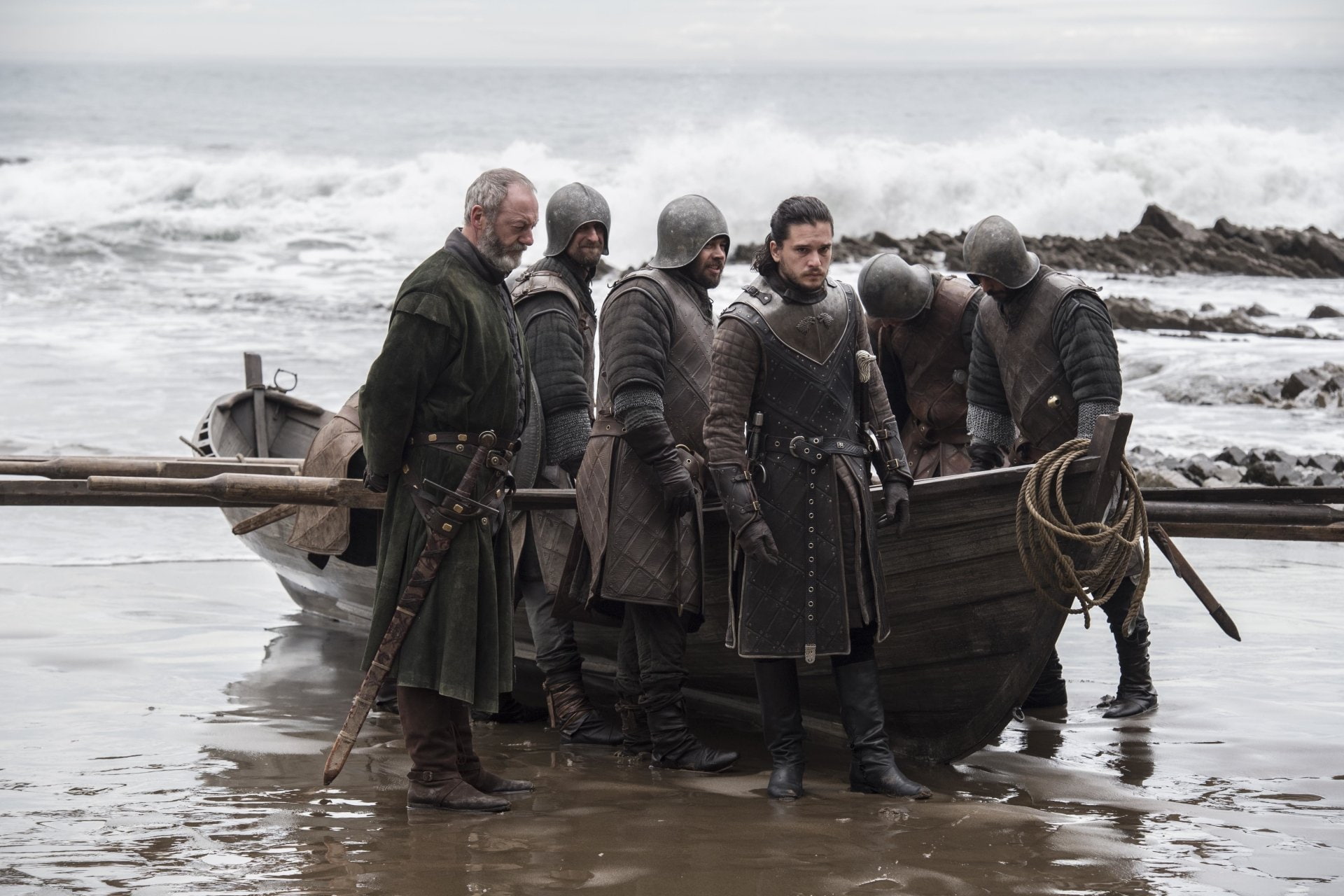 Game Of Thrones, Jon Snow, 1080P, Davos Seaworth, TV Show, Liam Cunningham, Kit Harington, HD Wallpaper
