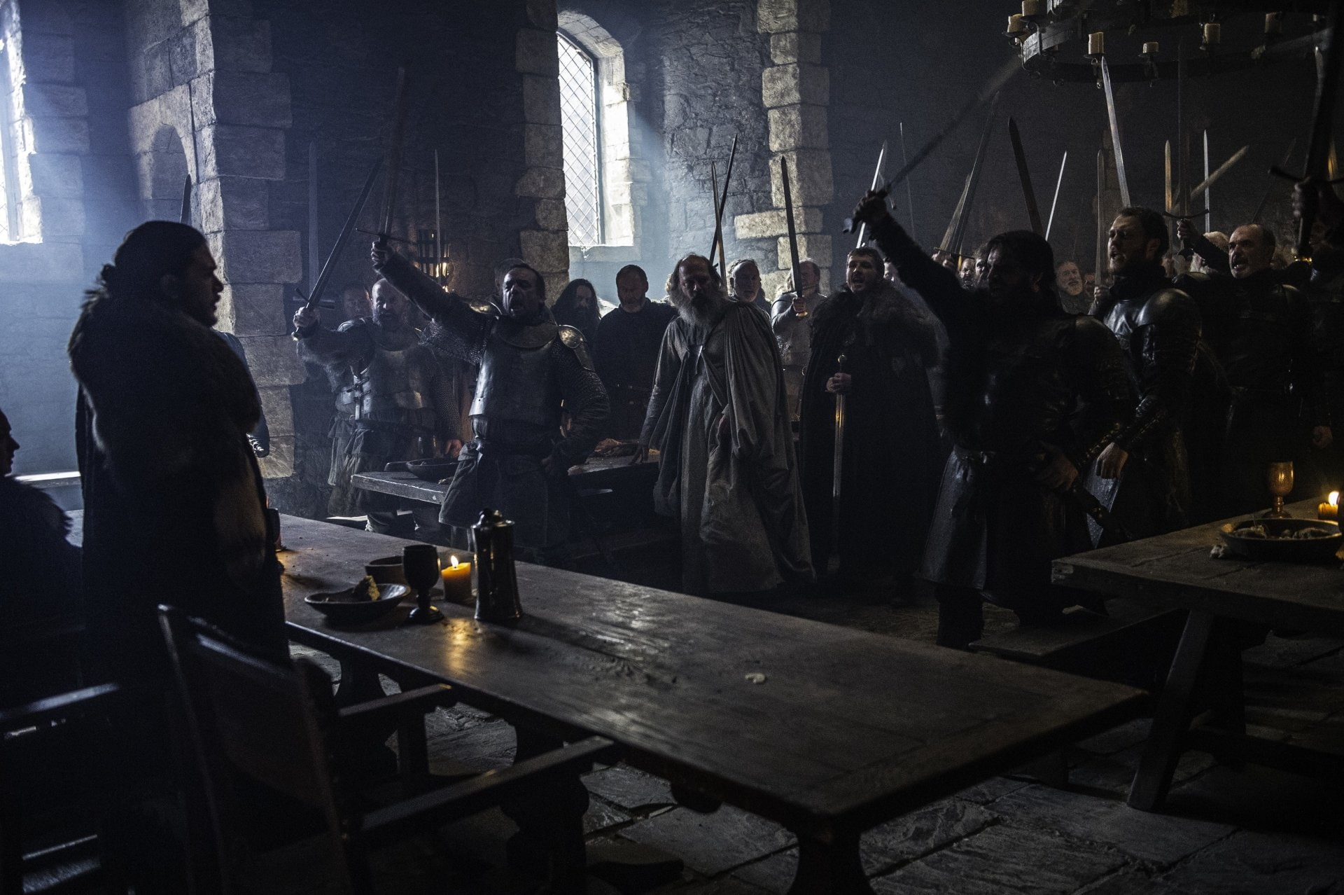 TV Show, 1080P, Davos Seaworth, Jon Snow, Liam Cunningham, Kit Harington, Game Of Thrones, HD Wallpaper