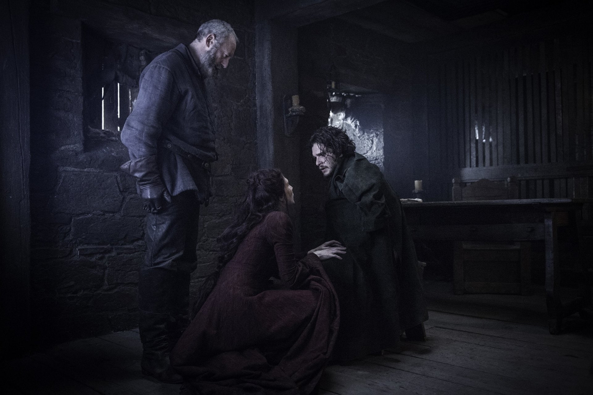 Melisandre (Game of Thrones), TV Show, 1080P, Liam Cunningham, Davos Seaworth, Jon Snow, Kit Harington, Carice van Houten, Game Of Thrones, HD Wallpaper