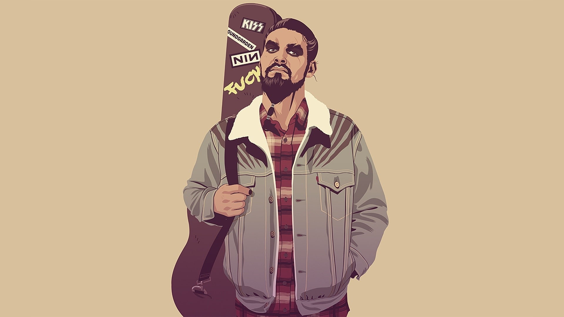 communication, one person, indoors, business person, young adult, standing, digital composite, business, three quarter length, front view, adult, khal drogo mike wrobel game of thrones fan art artwork minimalism, HD Wallpaper