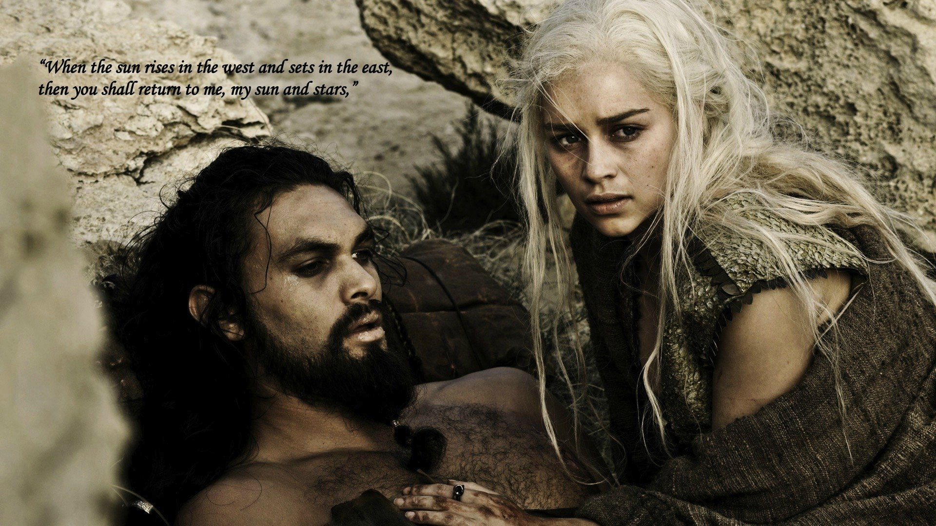 sadness, Drogo (Game Of Thrones), grief, hopelessness, women, 1080P, despair, dirty, emotion, two people, aggression, couple - relationship, pain, young adult, HD Wallpaper