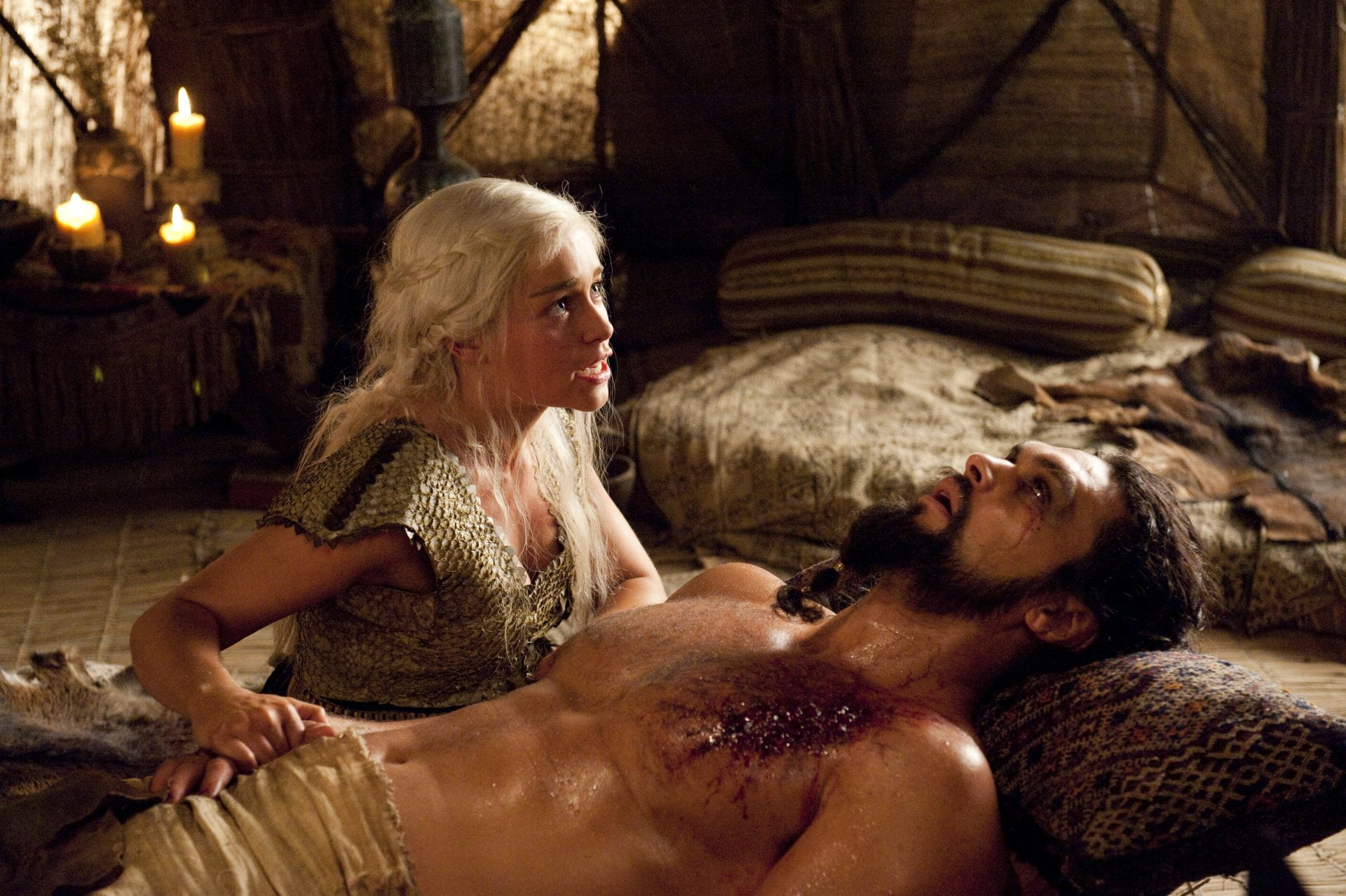 1080P, Game Of Thrones, TV Show, Daenerys Targaryen, Drogo (Game Of Thrones), HD Wallpaper