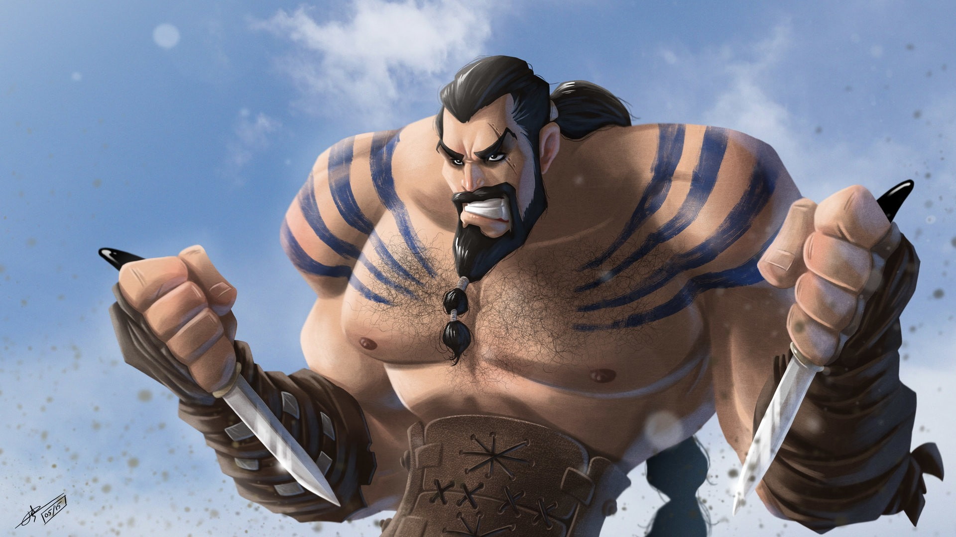 drogo, thrones, game, artwork, minimalism, khal, 1080P, HD Wallpaper